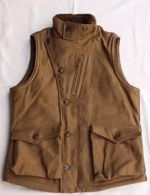 image of Freewheelers Winter Aviators Vests in Brown, Men's (Size 2XS)