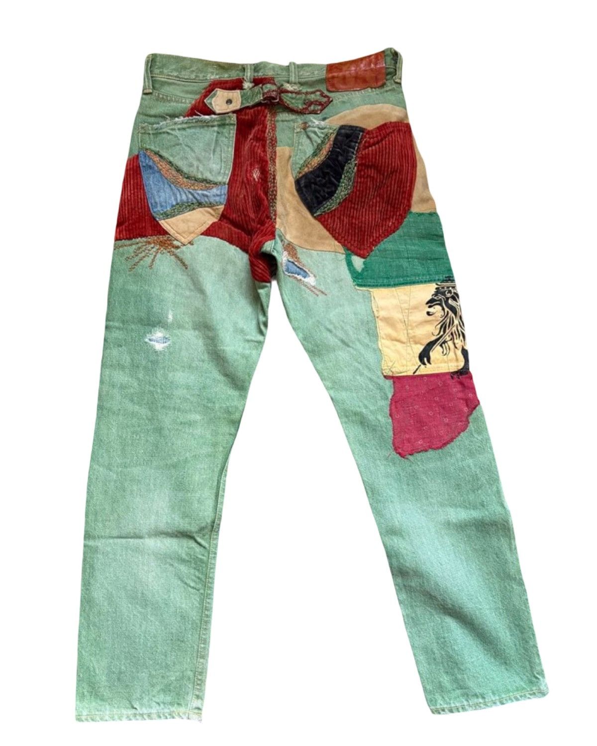 Kapital 🔥RARE🔥 Kapital Boro patchwork denim Size US 32 / EU 48 - 9 Thumbnail