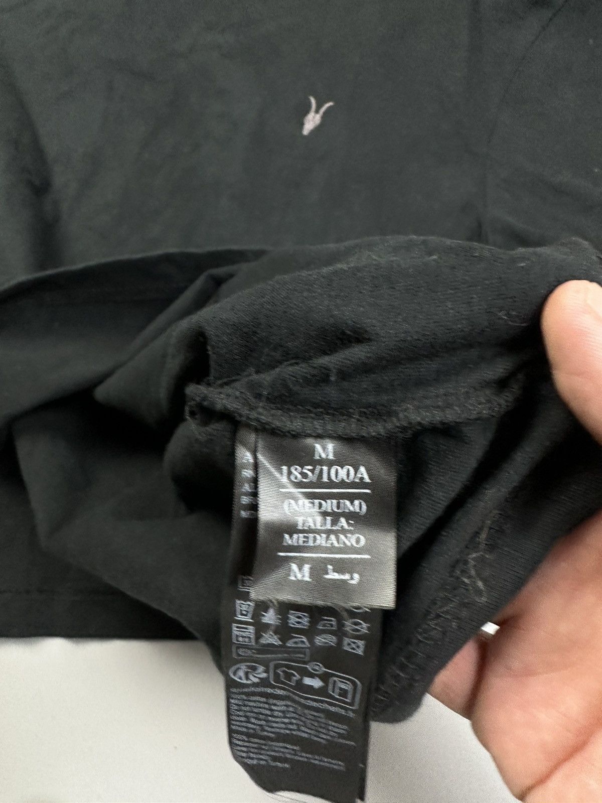 Allsaints Basic solid black tee AllSaints Medium Size M / US 6-8 / IT 42-44 - 3 Thumbnail