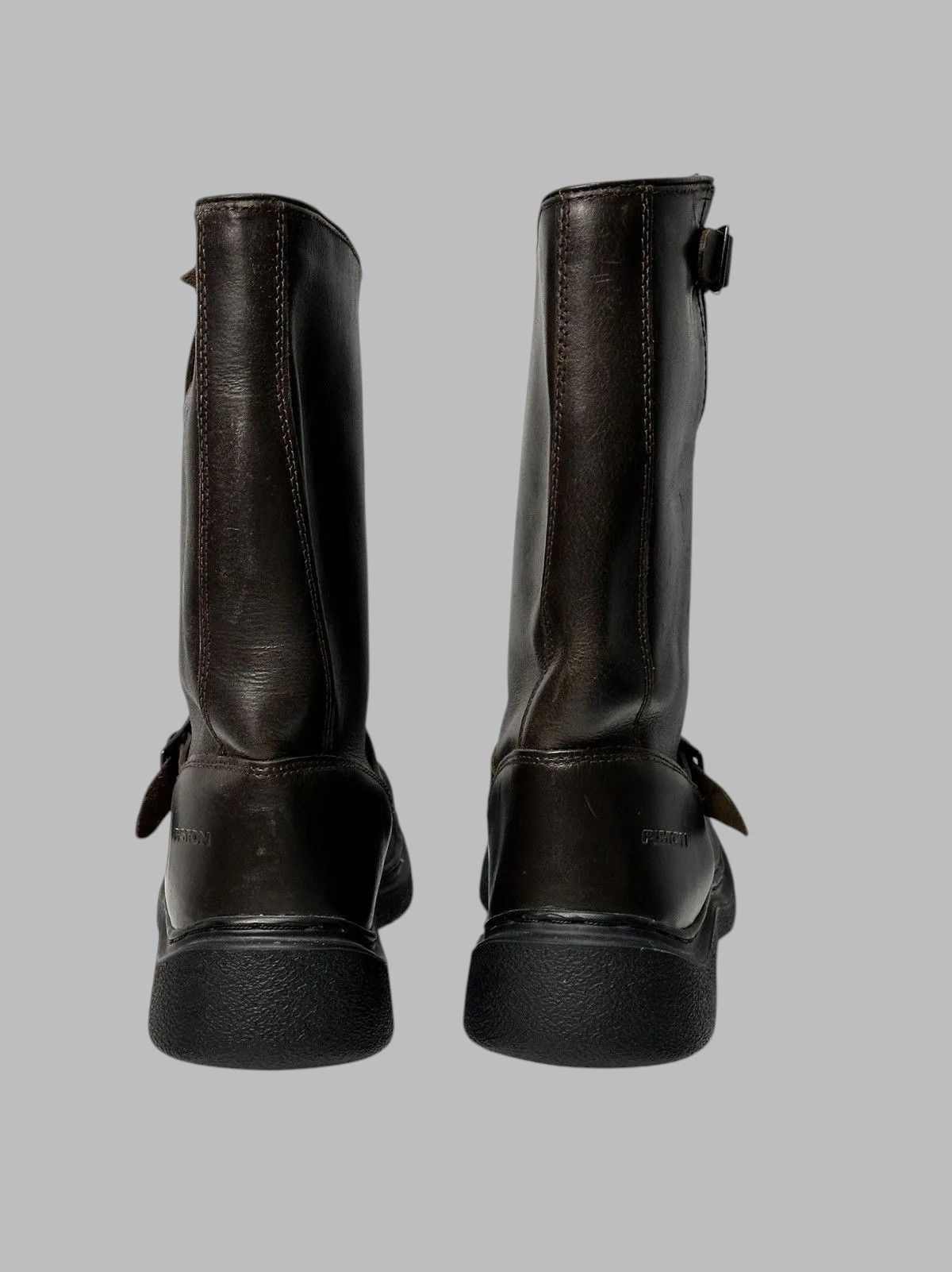 Other Western AS98 Vintage High Leather Boots Balenciaga Inspired Size US 11 / EU 44 - 9 Thumbnail