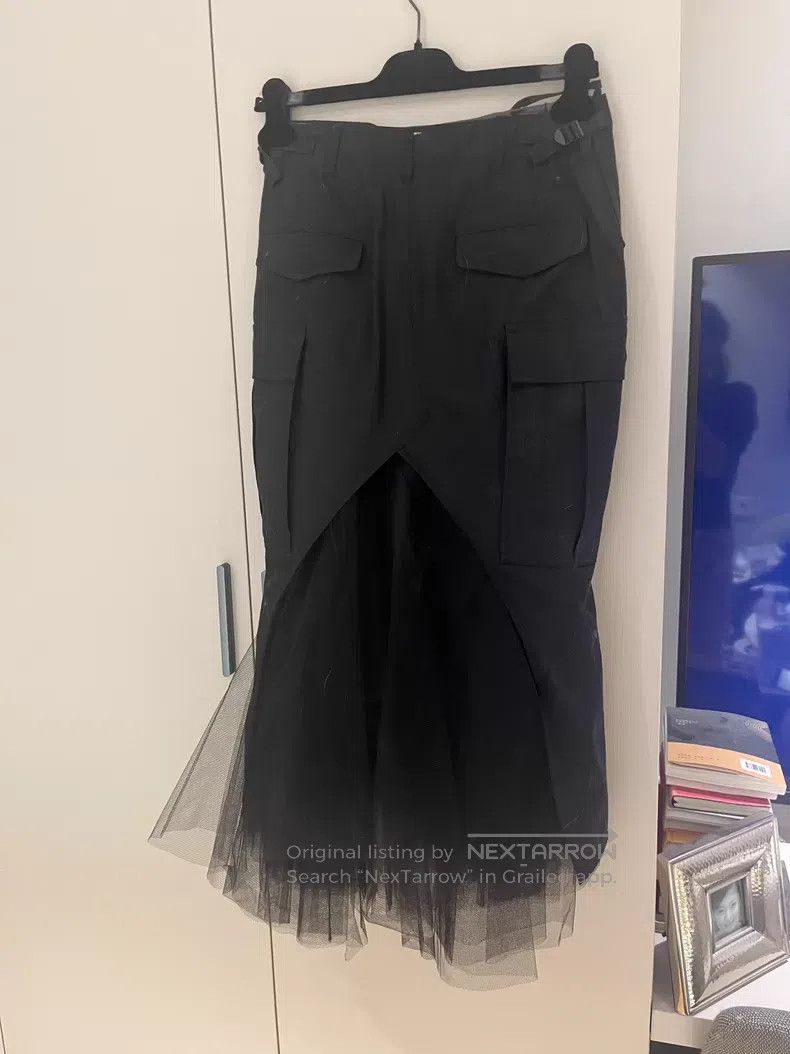 Junya Watanabe Junya Watanabe size S Black Workwear Mesh Skirt Size 23" - 6 Thumbnail