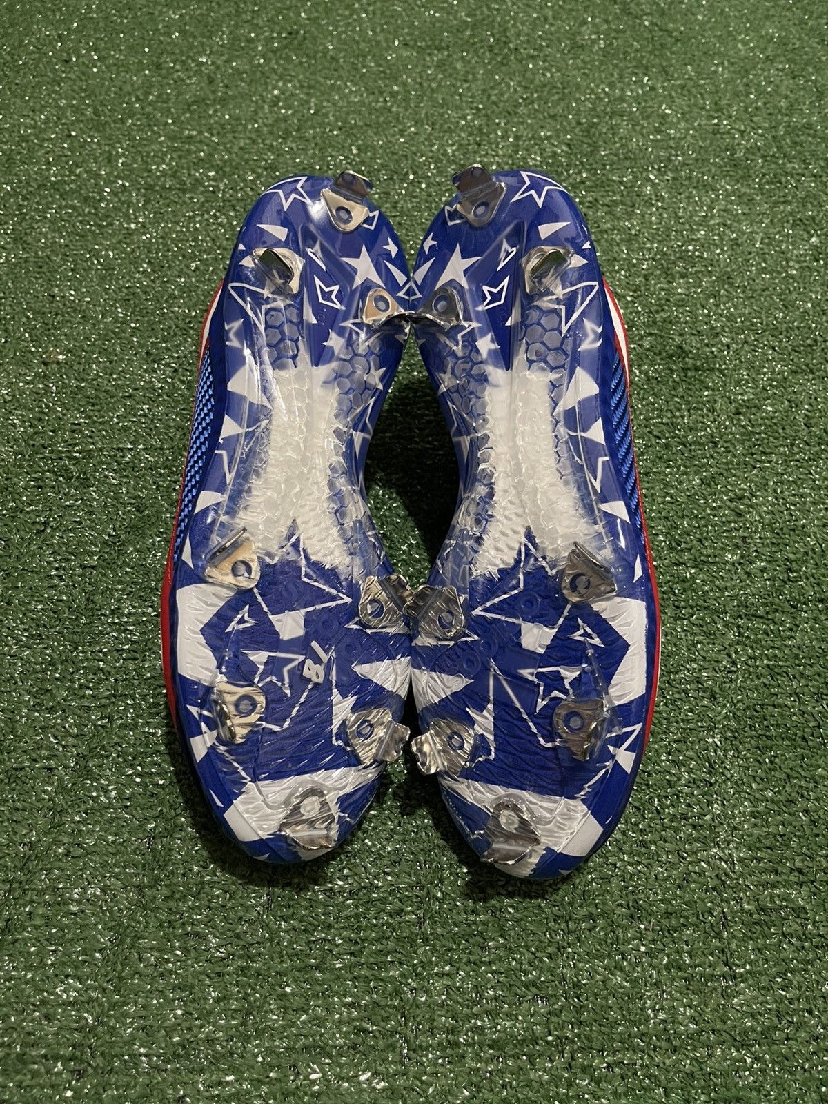 Adidas Adidas Icon 6 Bounce USA All Star Game Baseball Metal Cleats Size US 10 / EU 43 - 6 Thumbnail