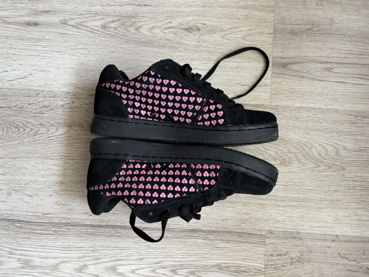 Vans Vans Decline Women’s 6.5 Pink Heart Skull Rare 2009 Y2K Emo Size US 6.5 / IT 36.5 - 23 Thumbnail