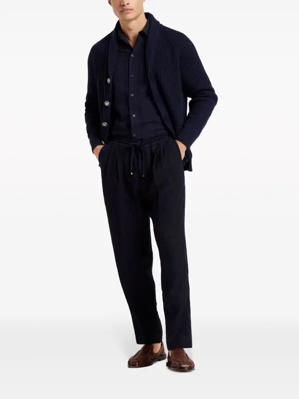 Brunello Cucinelli Cardigan in Navy Size US S / EU 44-46 / 1 - 2 Thumbnail
