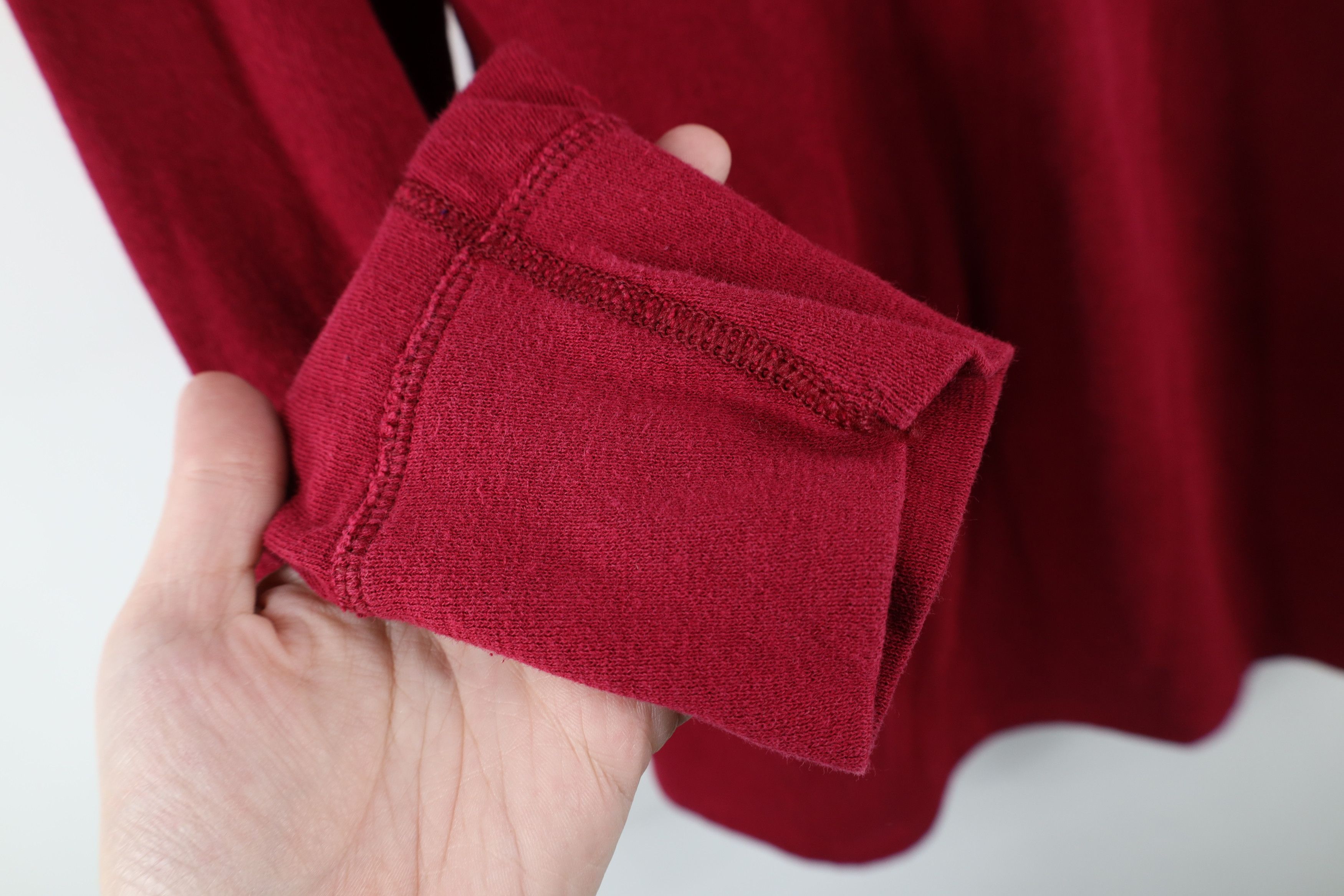 Vintage Vintage 90s Streetwear Wool Blend Thermal Henley T-Shirt USA Size US M / EU 48-50 / 2 - 7 Thumbnail