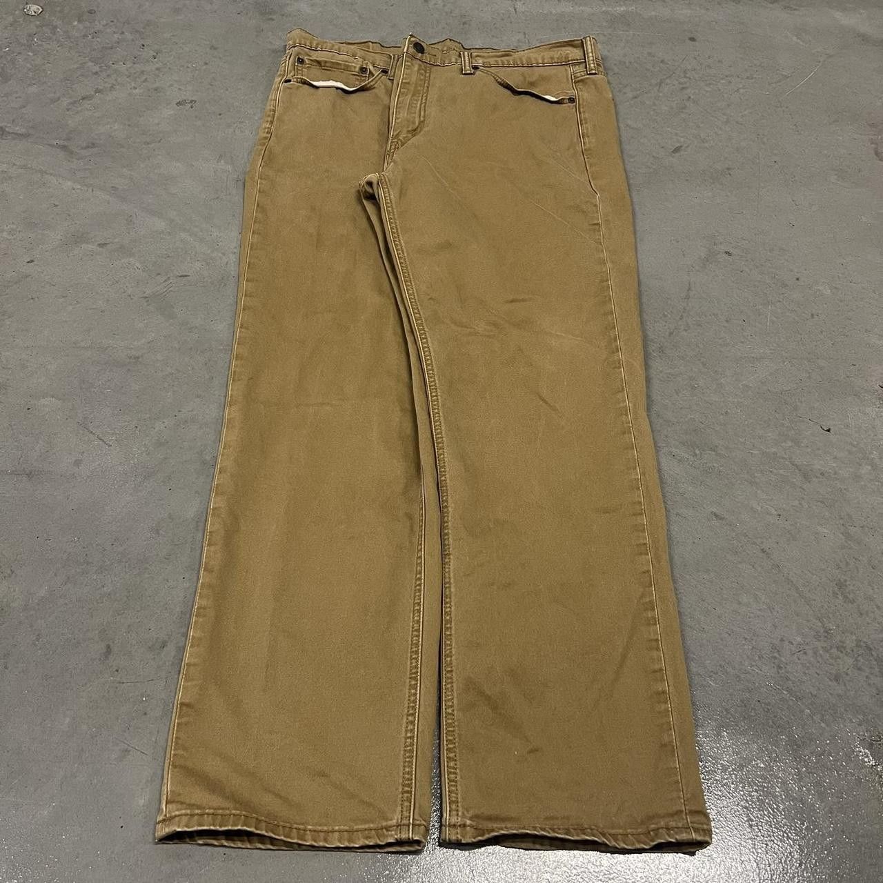 Levi's Vintage Y2K/2000s White Tab Levi’s 541 Khaki Pants! Size US 36 / EU 52 - 3 Thumbnail