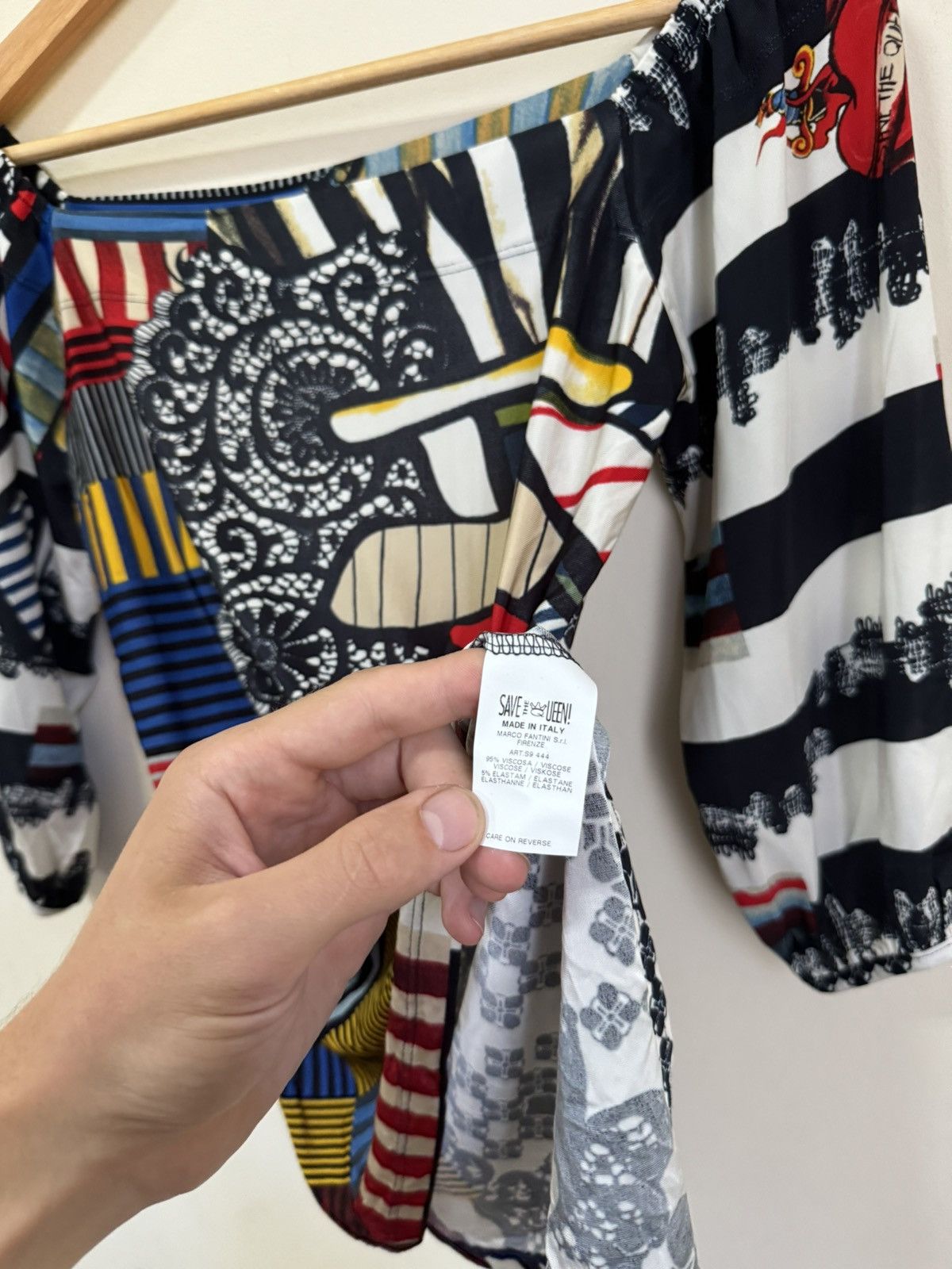 Designer × Japanese Brand SAVE THE QUEEN mesh top engraving like Jean Paul Gailtier Size M / US 6-8 / IT 42-44 - 8 Thumbnail