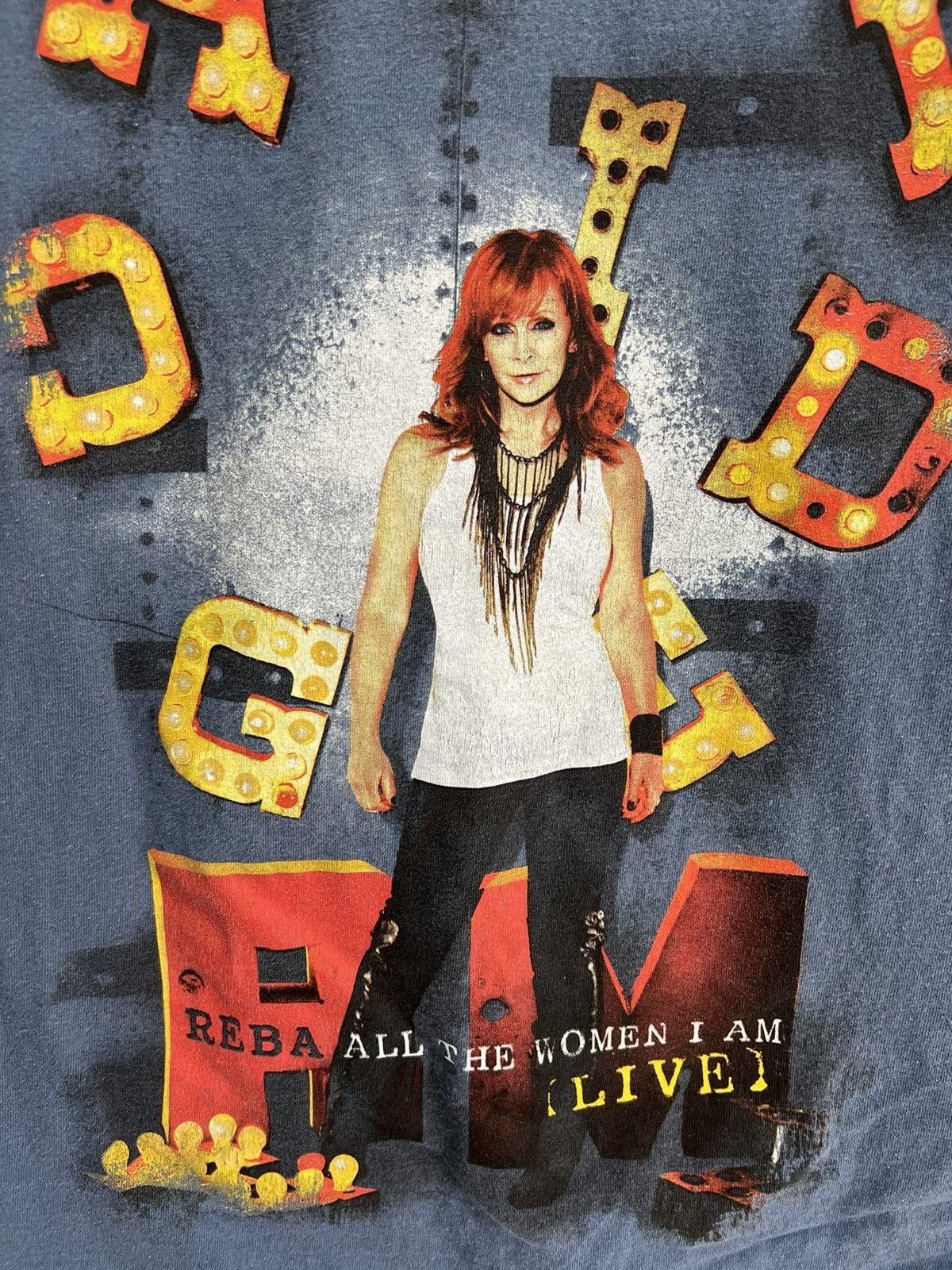 Vintage Vintage Reba Y2K The Woman I Am Tour Tee Shirt Size US L / EU 52-54 / 3 - 3 Thumbnail