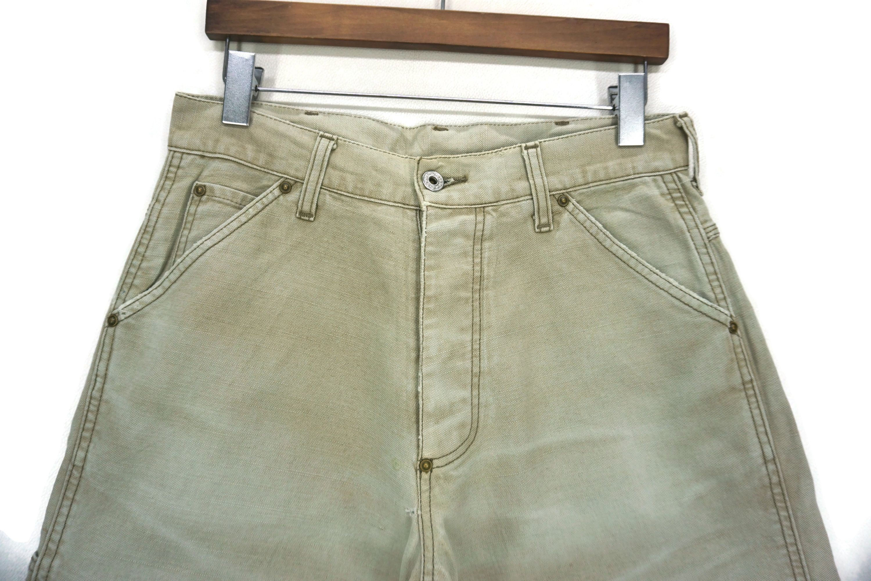 Vintage G-Star Jeans W30xL34 Linen Blend Union Workwear Carpenter Size US 29 - 3 Thumbnail