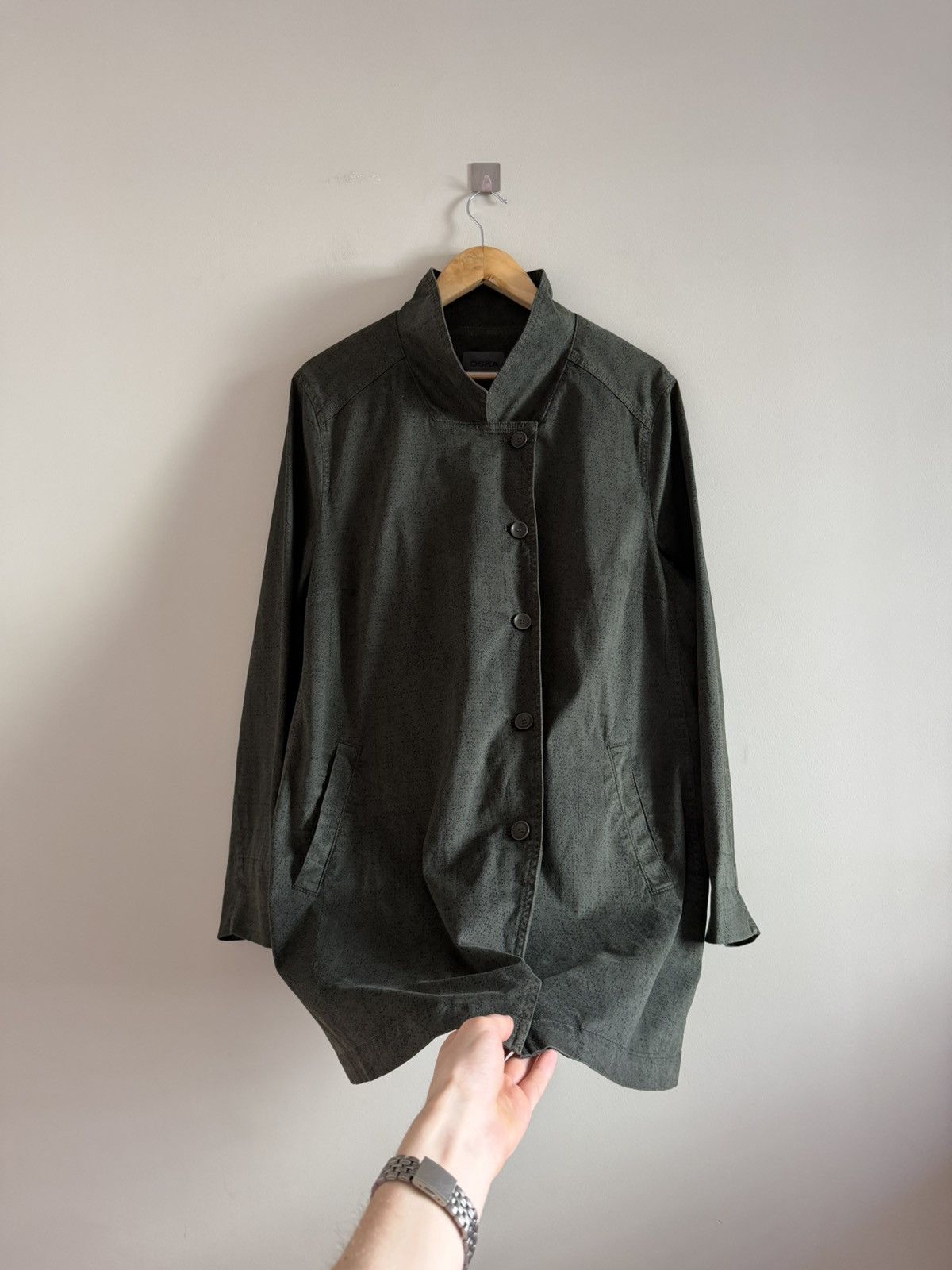 OSKA Oska Minimalist Jacket Asymmetric Button Size L / US 10 / IT 46 - 4 Thumbnail