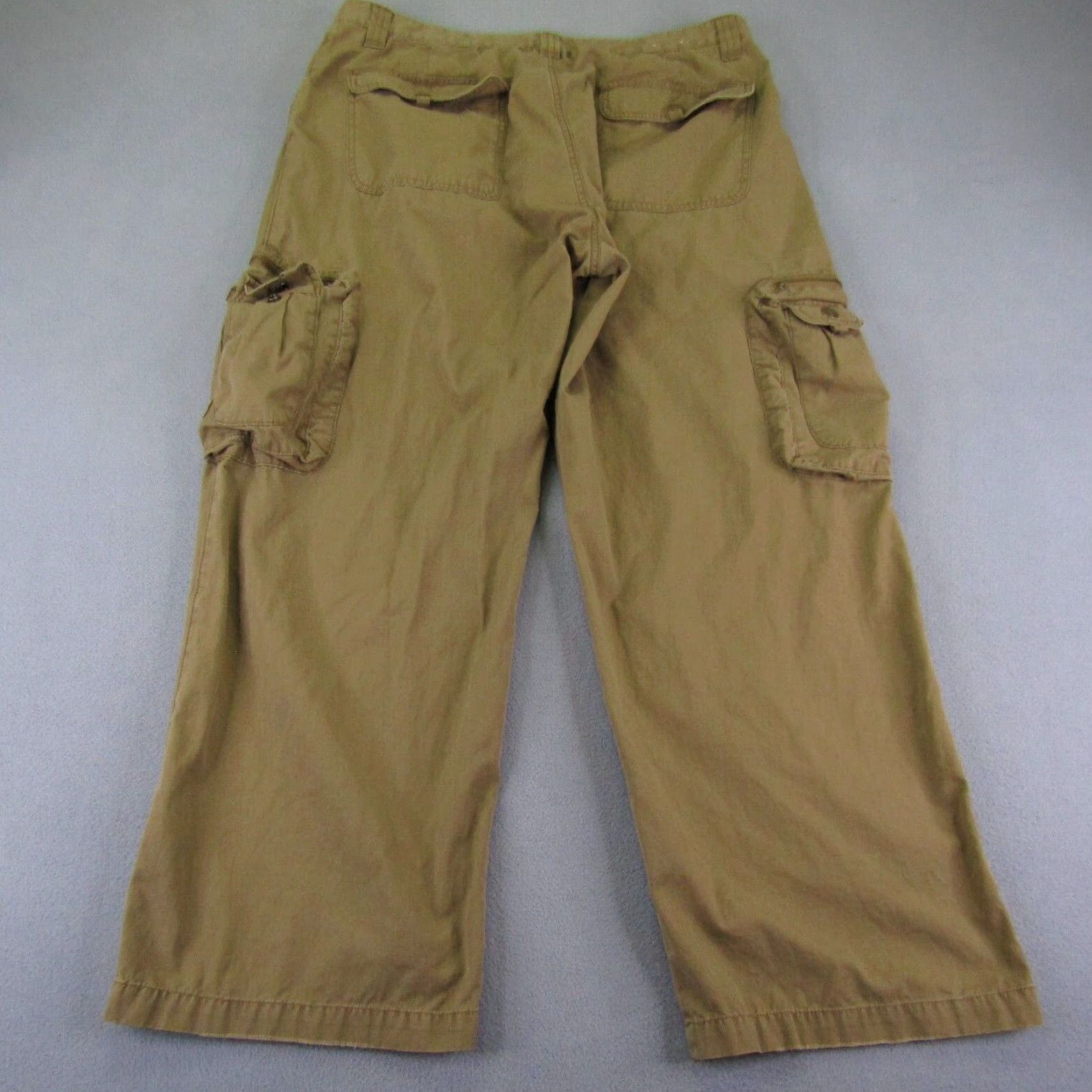 Anchor Blue VINTAGE Anchor Blue Cargo Pants Mens 38x30 Brown Baggy Grunge Wide-Leg Y2K Size US 37 - 5 Thumbnail