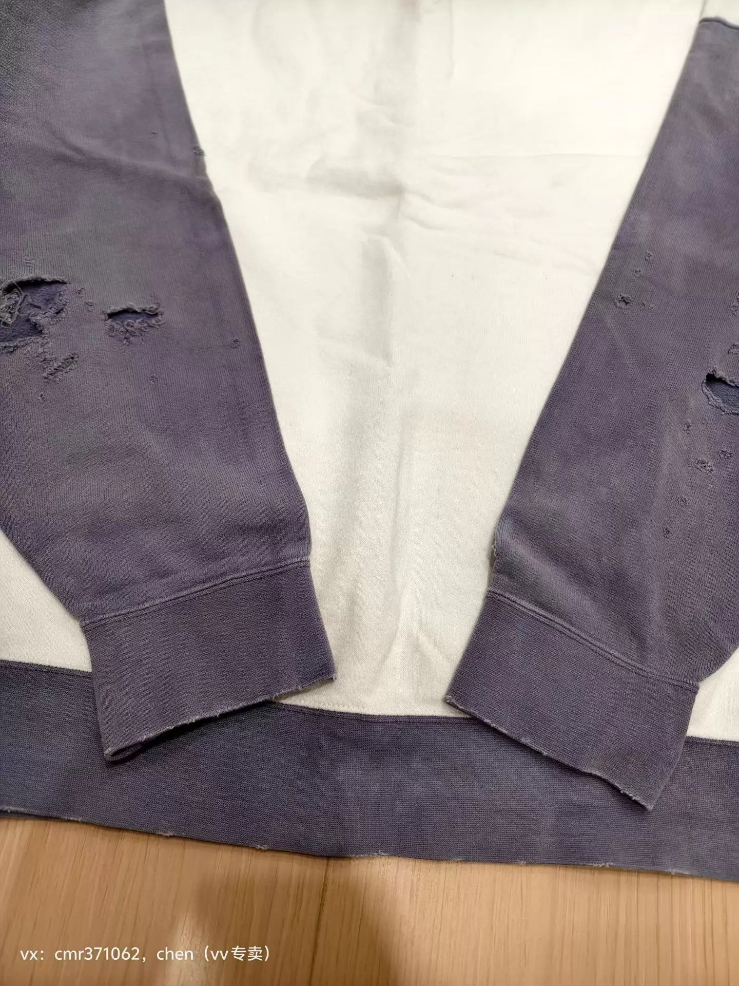 Visvim visvim 20ss jumbo sweat crash distressed fleece colorblock 5 Size US XXL / EU 58 / 5 - 5 Thumbnail