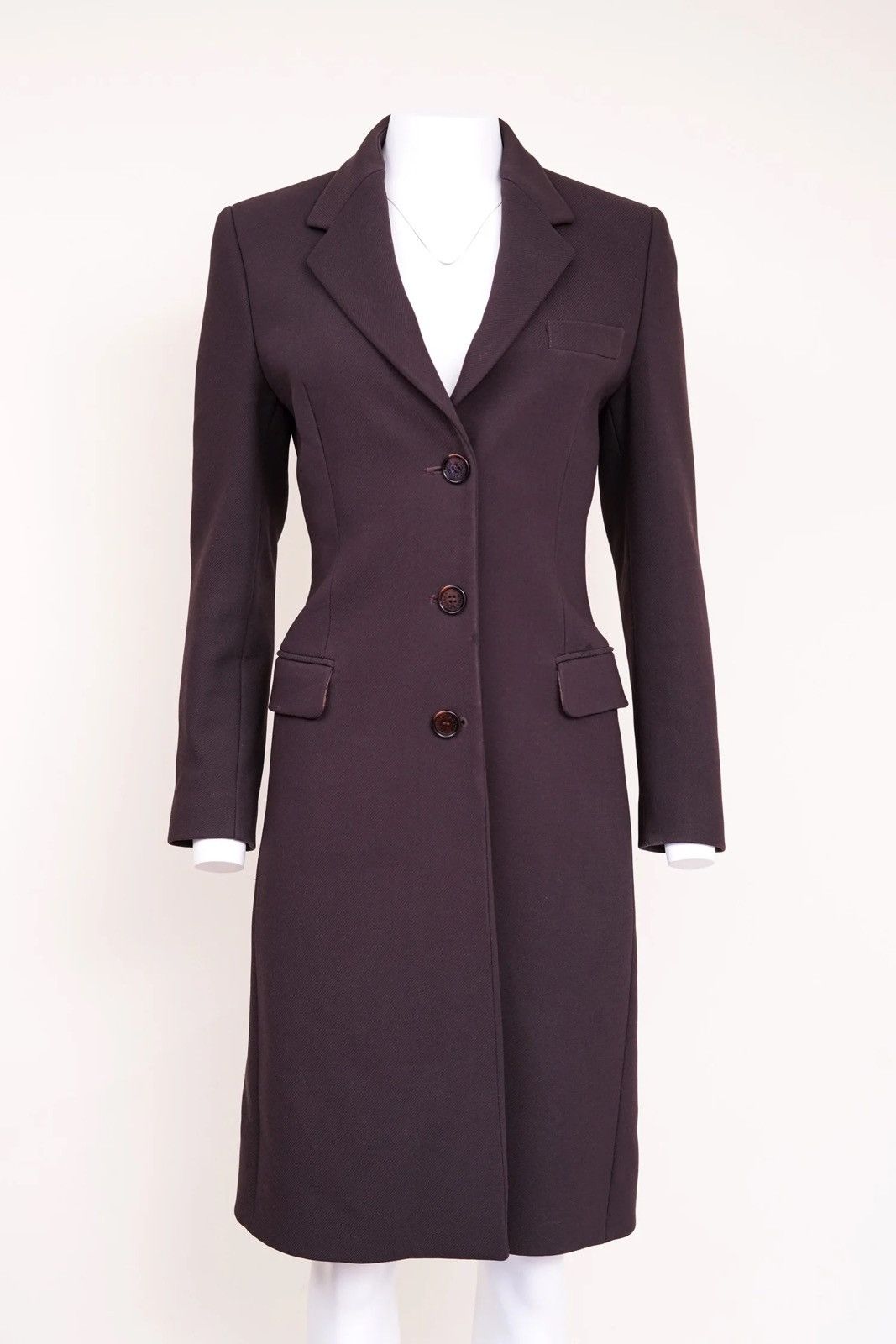 Dolce & Gabbana Dolce & Gabbana 1990s Single-Breasted Brown Coat Size S / US 4 / IT 40 - 2 Thumbnail