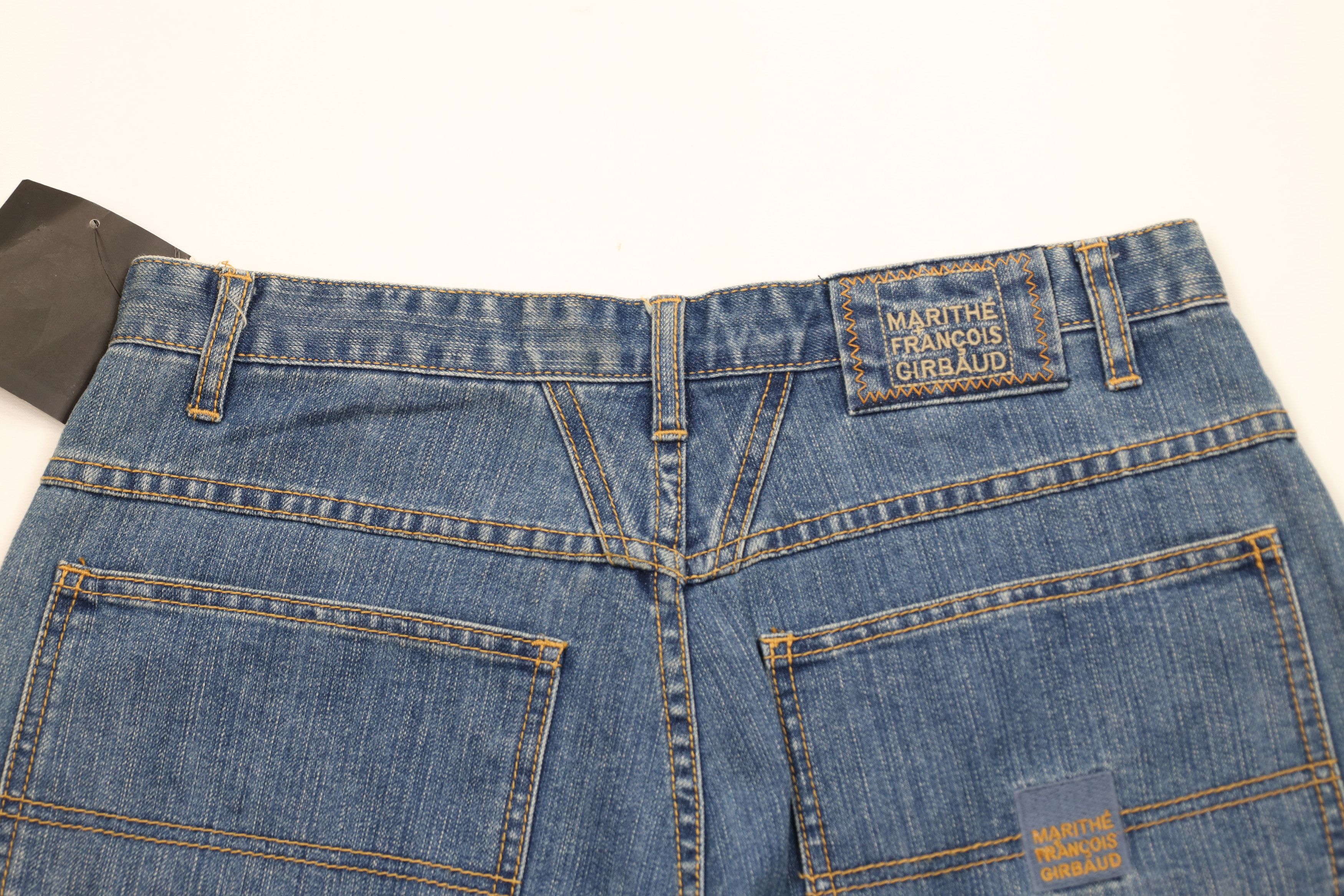 Marithe + Francois Girbaud Deadstock Vintage 90s Marithe Francois Girbaud Denim Shorts Size US 32 / EU 48 - 11 Thumbnail