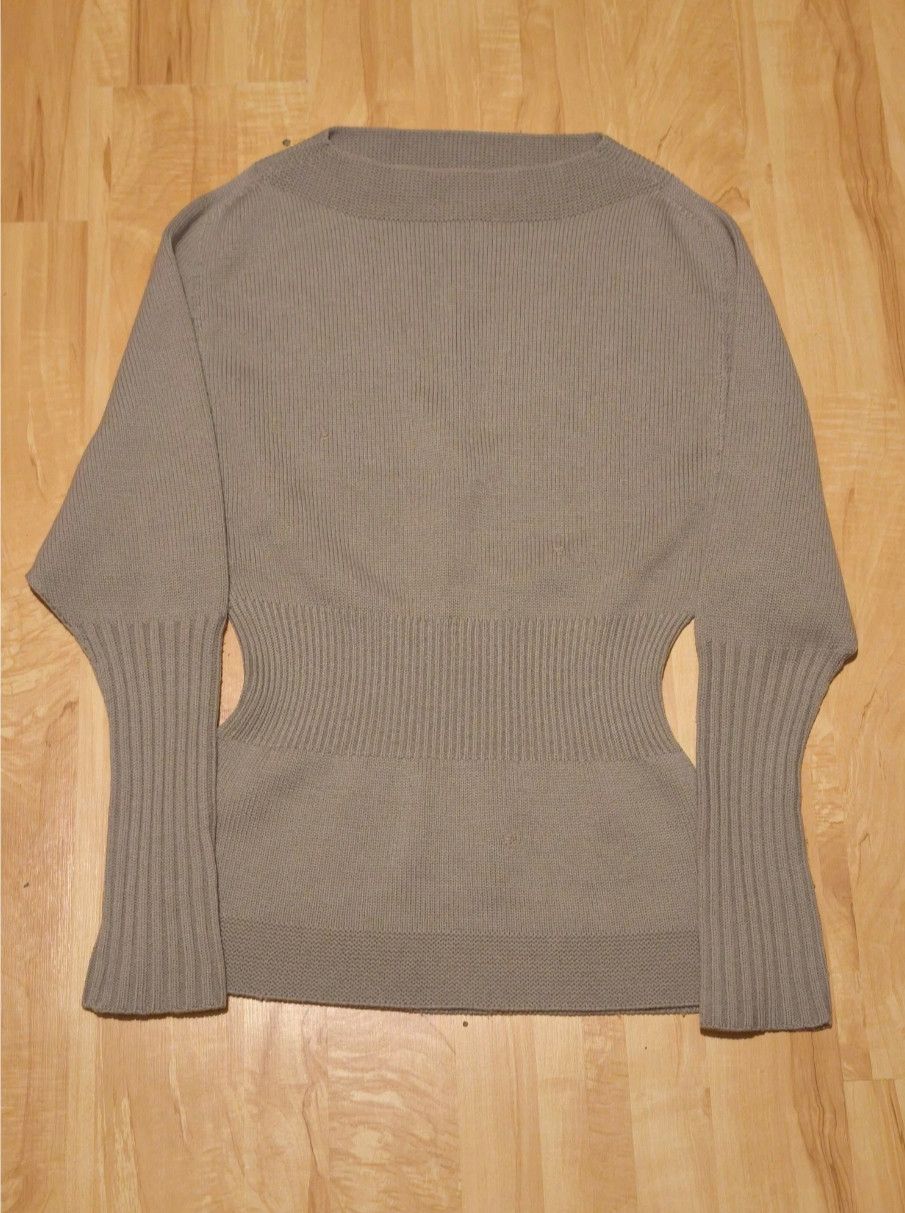 Rick Owens Rick Owens - FW12 "Mountain" wool sweater with ribbed waist Size US S / EU 44-46 / 1 - 2 Thumbnail