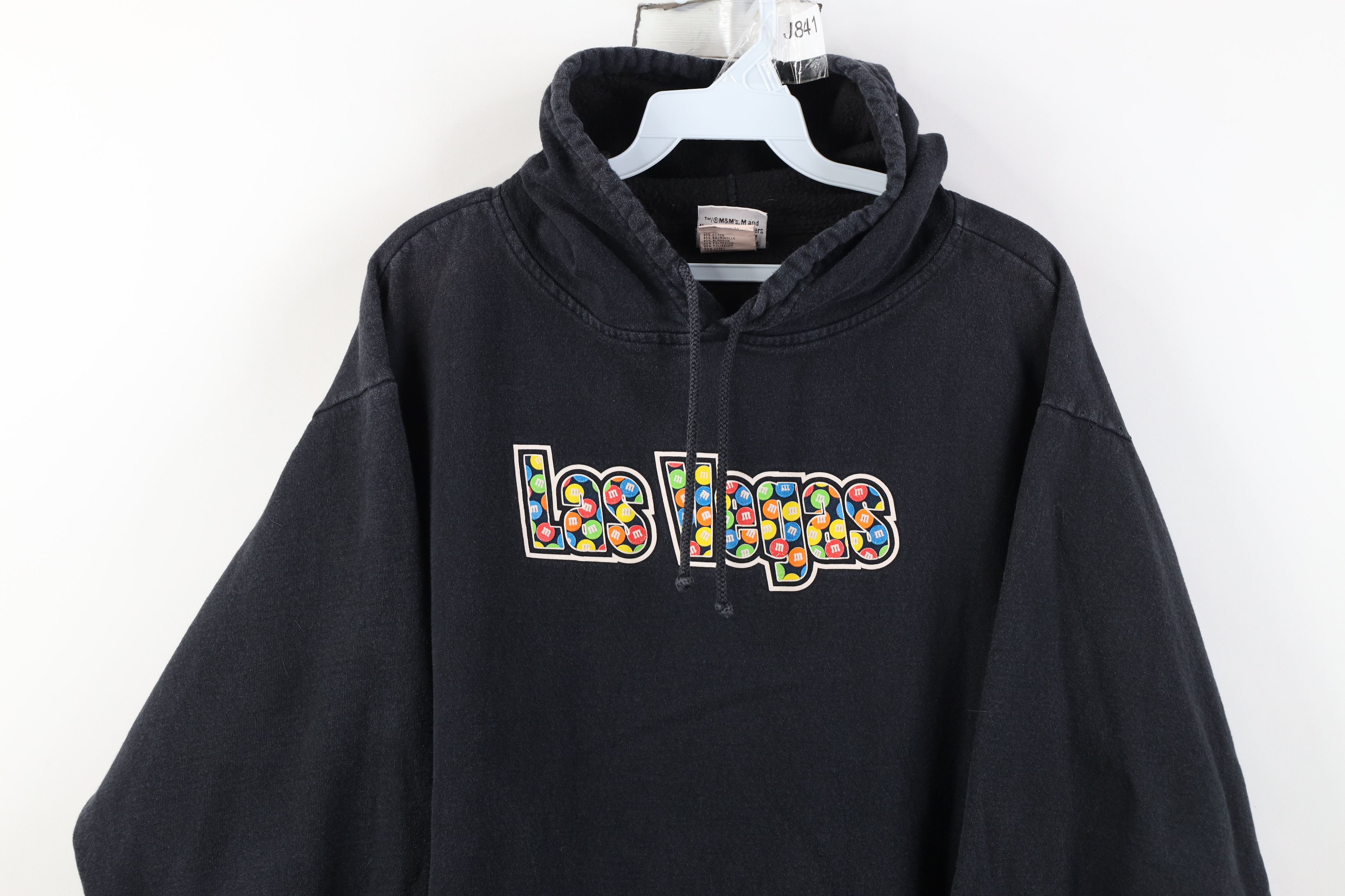 Vintage Vintage Mars Candy M&Ms Baggy Las Vegas Hoodie Black Size S / US 4 / IT 40 - 2 Thumbnail