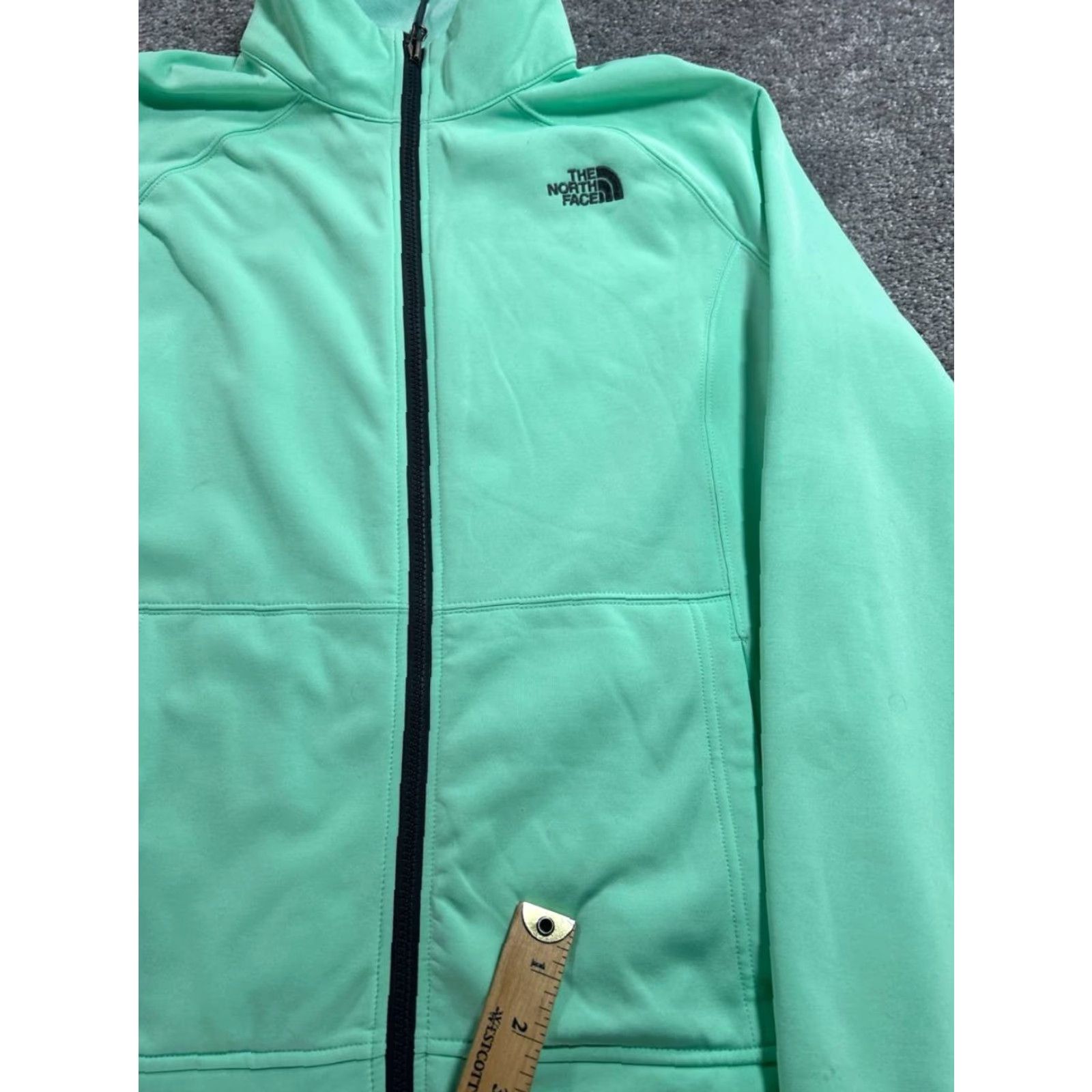 The North Face The North Face Jacket Womens Small Beige Logo Full Zip Raglan Mock Neck Size XS / US 0-2 / IT 36-38 - 4 Thumbnail
