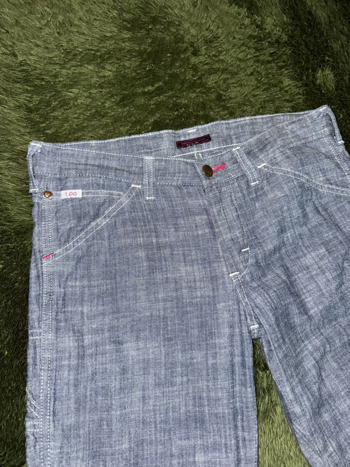 Lee [M] LEE Made in Japan EME Line Chambray Work Pants Size US 30 / EU 46 - 2 Thumbnail