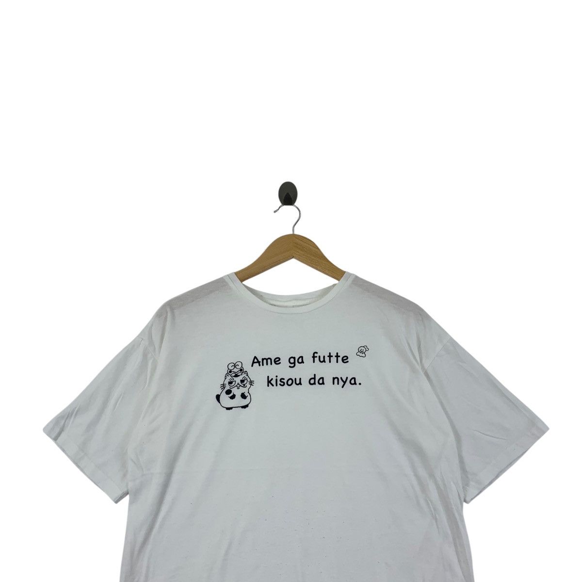 Vintage OJISAMA TO NEKO x KEROPPI A Man & His Cat Anime Tee Shirt Size M / US 6-8 / IT 42-44 - 2 Thumbnail
