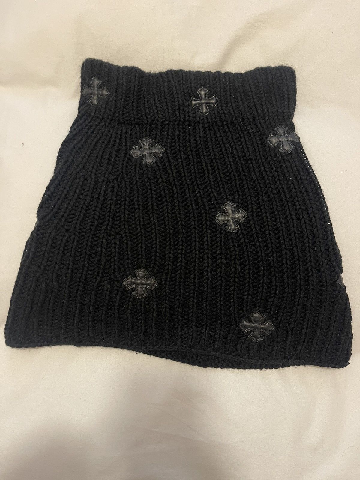 image of Neck Warmer Chrome Hearts in Black, Men's