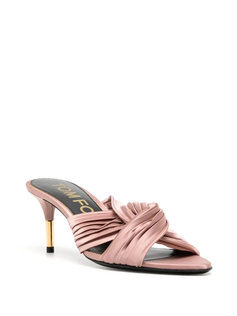 Tom Ford o1y0126 Spike Heel Mules in Blush Size US 7 / IT 37 - 2 Thumbnail