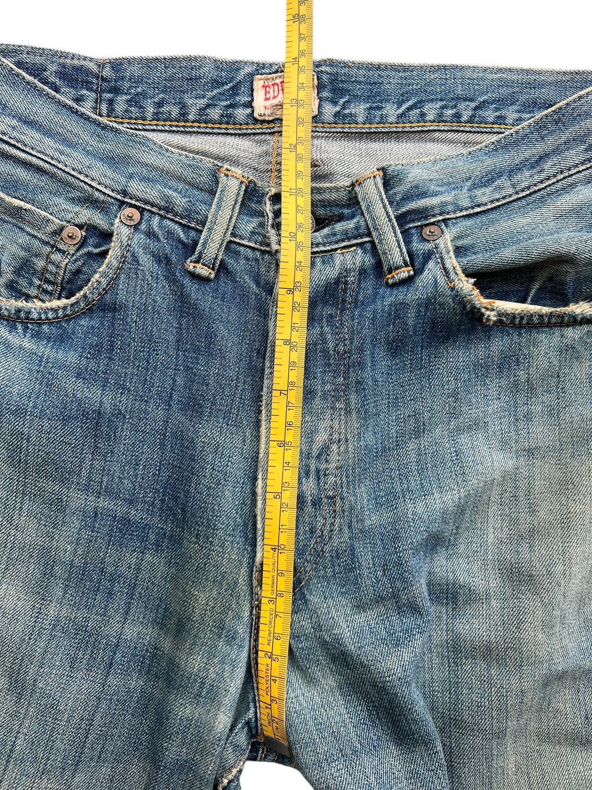 Edwin Vintage Edwin 505s Selvedge Distressed Denim Jeans 31x30.5 Size US 31 - 14 Thumbnail