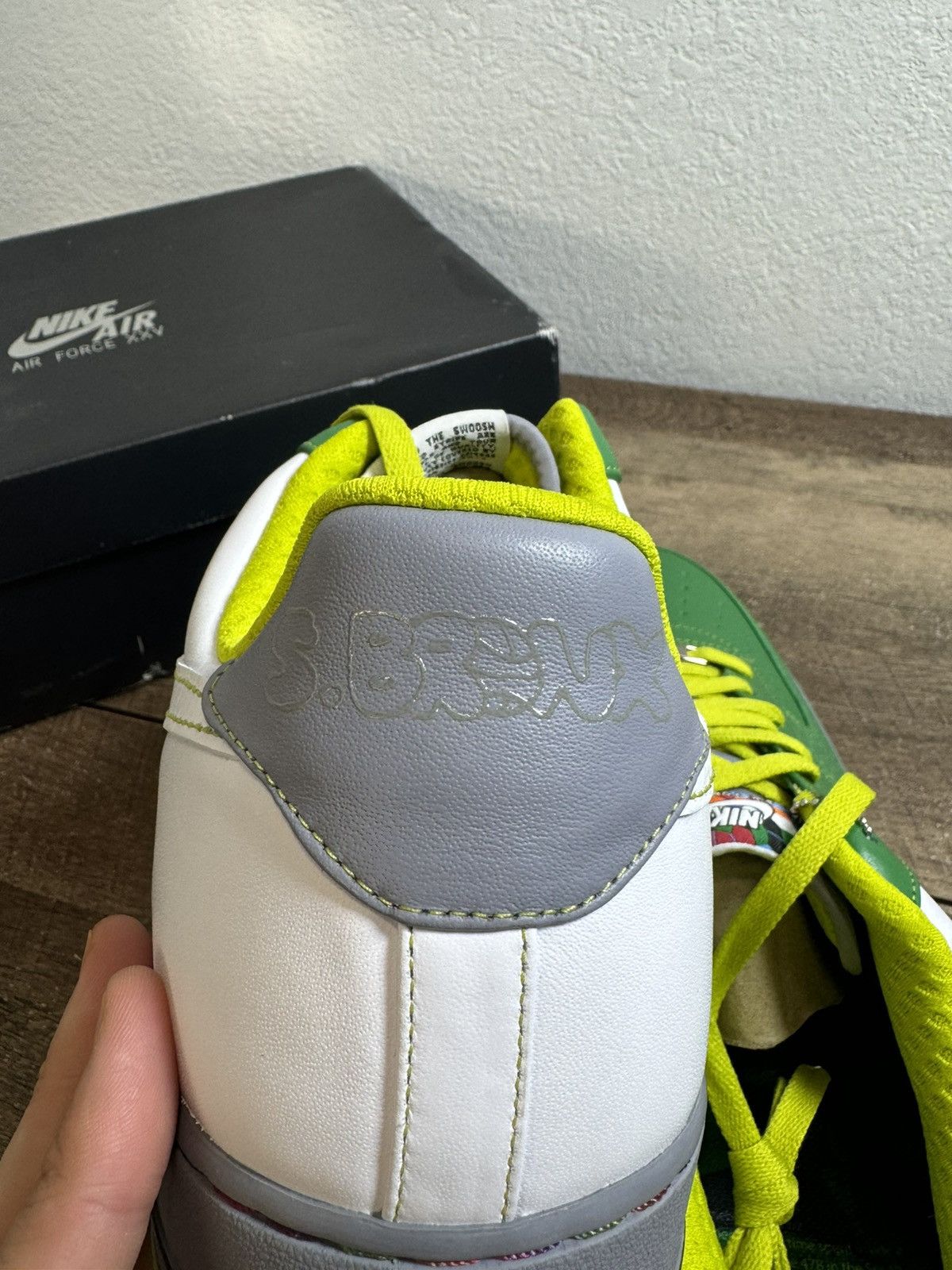 Nike Size 15 - NIKE Air Force 1 Premium 07 'Gaucho'S Gym' box DS Size US 15 / EU 48 - 5 Thumbnail