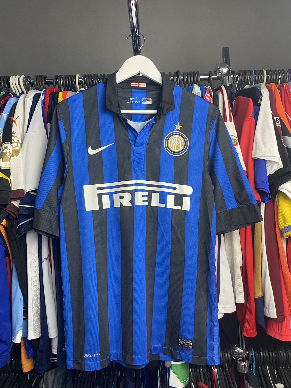 Nike 2011/12 NIKE INTER MILAN HOME SOCCER JERSEY FOOTBALL SHIRT Size US S / EU 44-46 / 1 - 1 Thumbnail