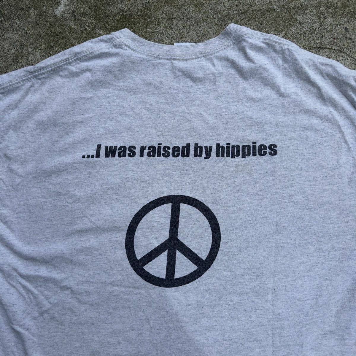 Vintage VINTAGE FORGIVE ME I WAS RAISED BY HIPPIES TEE XL Size US XL / EU 56 / 4 - 4 Thumbnail