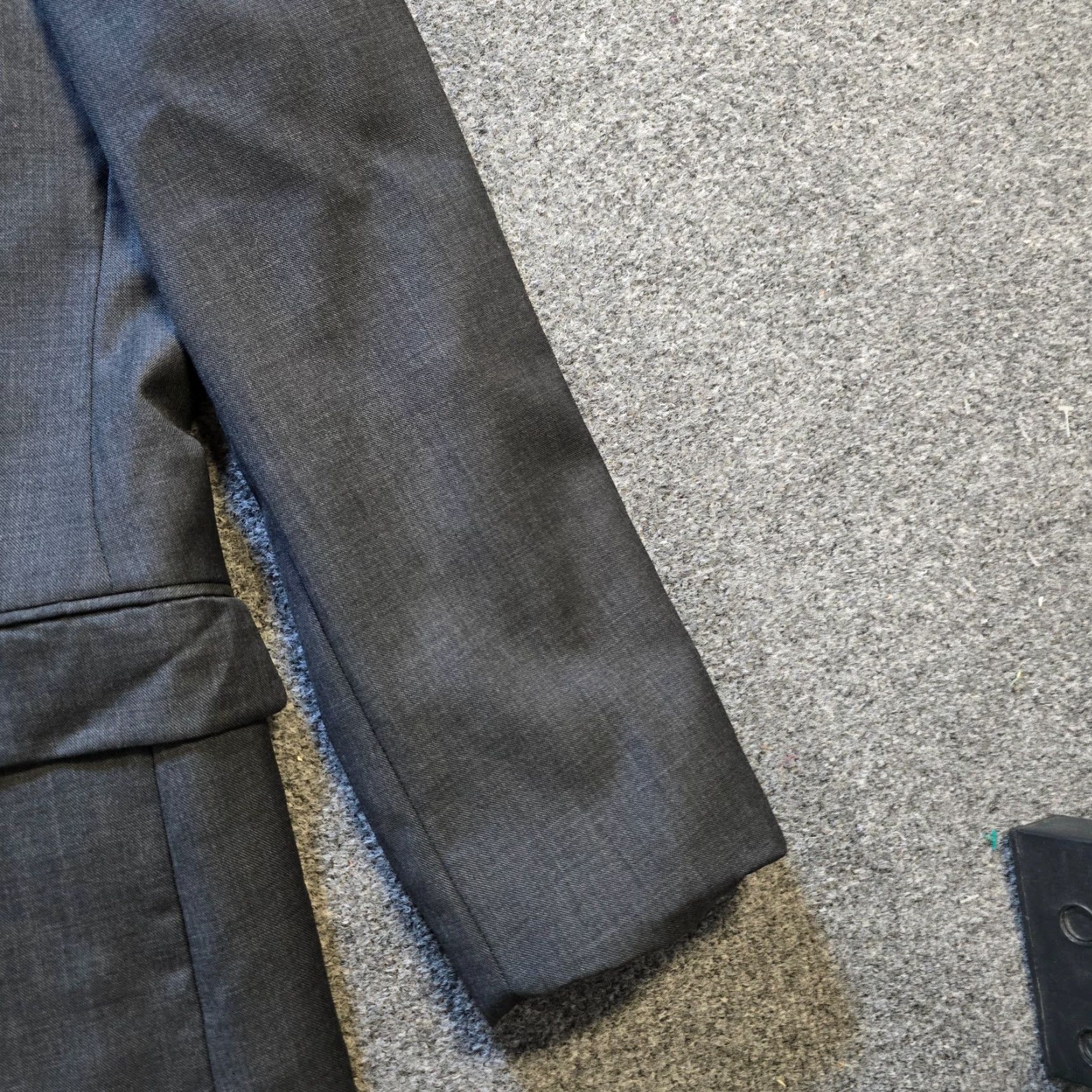 Joseph Abboud Joseph Abboud Blazer Mens 44L Gray Wool 3 Button Jacket Sport Coat Business Jacket Mens Size 44R - 4 Thumbnail