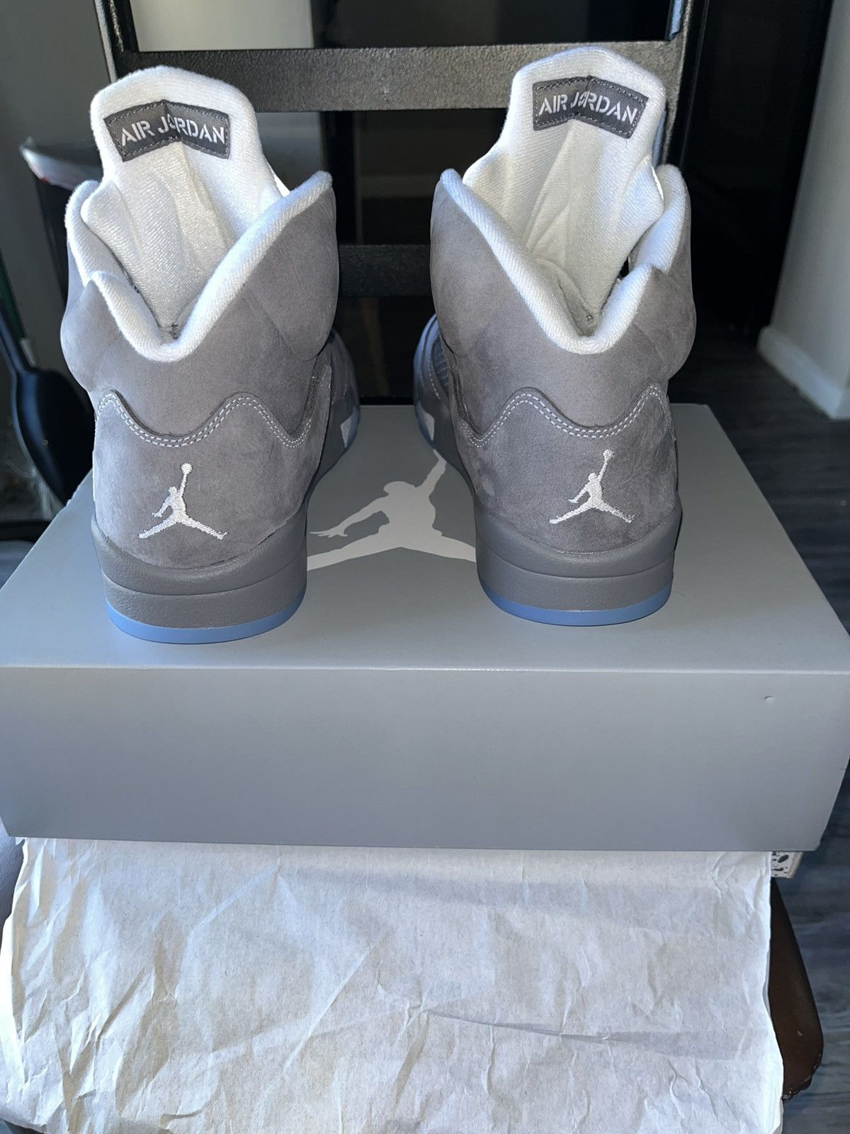 Jordan Brand Air jordan retro 5 “wolf grey” Size US 9.5 / EU 42-43 - 4 Thumbnail
