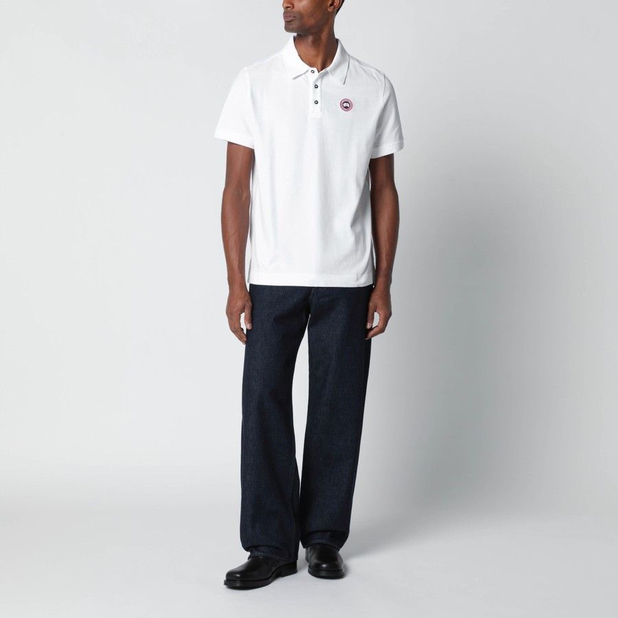 Canada Goose o1d2blof0226 Polo Shirt With Patch Logo in White Size US L / EU 52-54 / 3 - 2 Thumbnail