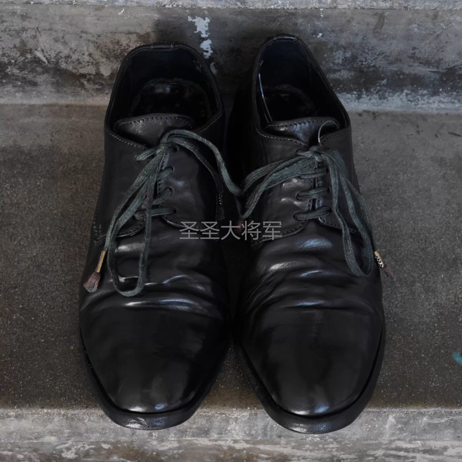 Carol Christian Poell Carol Christian Poell AM2600L Black Cors Horsehide Derby Size US 7 / EU 40 - 2 Thumbnail