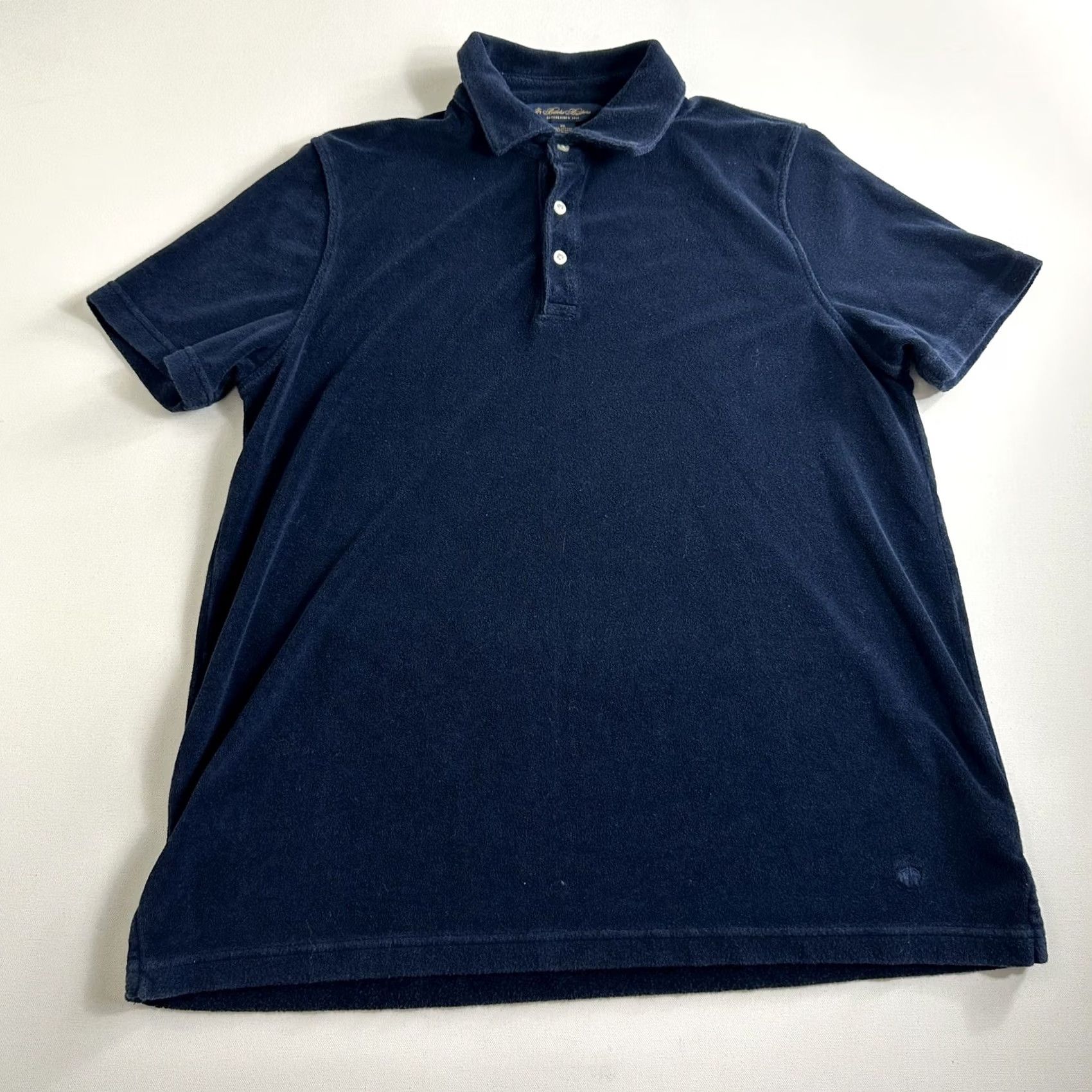 Brooks Brothers Brooks Brothers Polo Shirt Mens XL Blue Short Sleeve Thick Cotton Preppy Size US XL / EU 56 / 4 - 2 Thumbnail