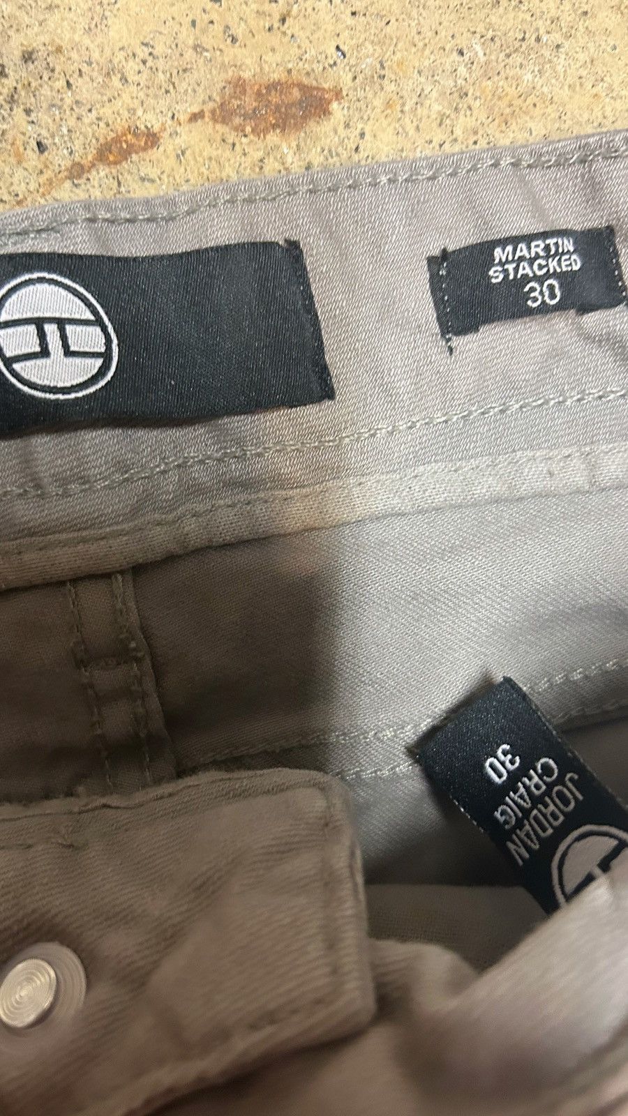 Jordan Craig Martin Stacked Grey Denim Size US 30 / EU 46 - 2 Thumbnail
