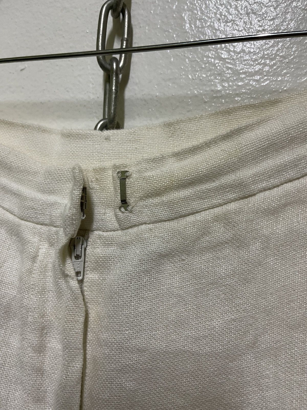 Krizia × Krizia Uomo Krizia Linen Pants Beigi 44 Italy Size 30" / US 8 / IT 44 - 6 Thumbnail