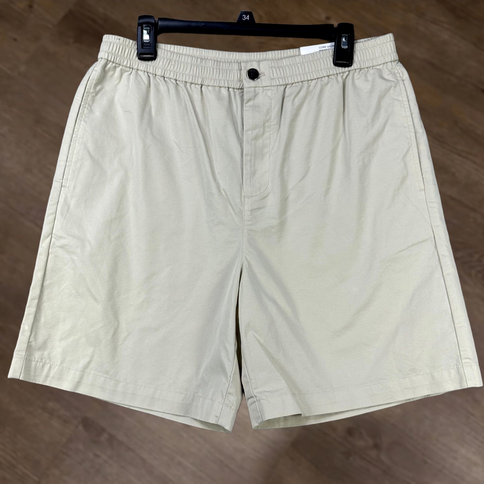 Vintage INC International Concepts Mens Core Shorts Casual Medium Beige Drawstring Pockets NEW Size US 31 - 1 Thumbnail