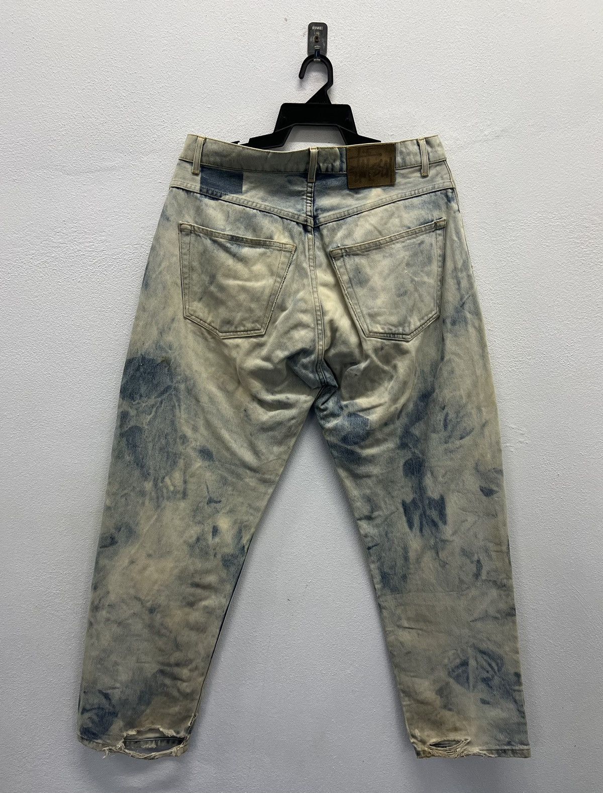 Stussy VINTAGE STUSSY MADE IN USA DENIM PANTS Size US 33 - 2 Thumbnail