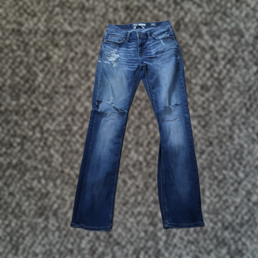 Vintage BKE Buckle Aiden Jeans Men’s 29 Regular Blue Denim Straight 5-Pocket Size 29x33 Vintage No Size US 29 - 1 Thumbnail