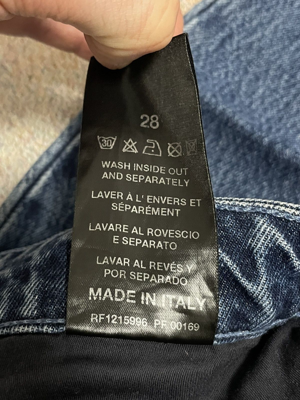 Raf Simons Raf Simons SS21 Community Blue Denim Jeans Size US 28 / EU 44 - 9 Thumbnail