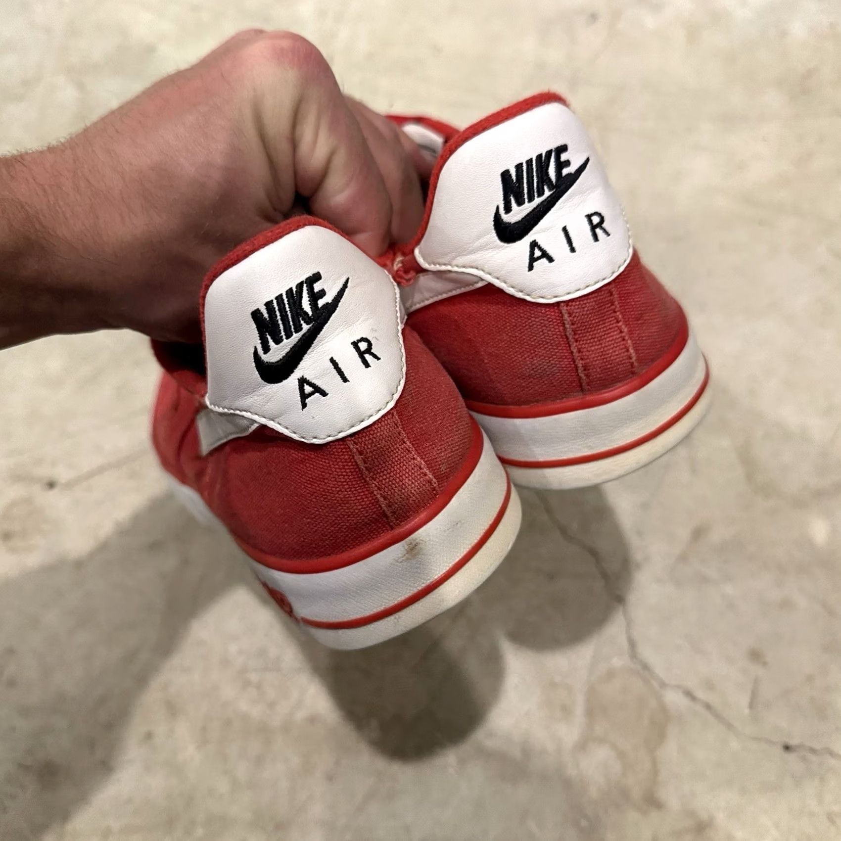 Nike VINTAGE Nike Air Force 1 AC University Red White Sneakers 630939-600 Men’s Size 11 Size US 11 / EU 44 - 7 Thumbnail