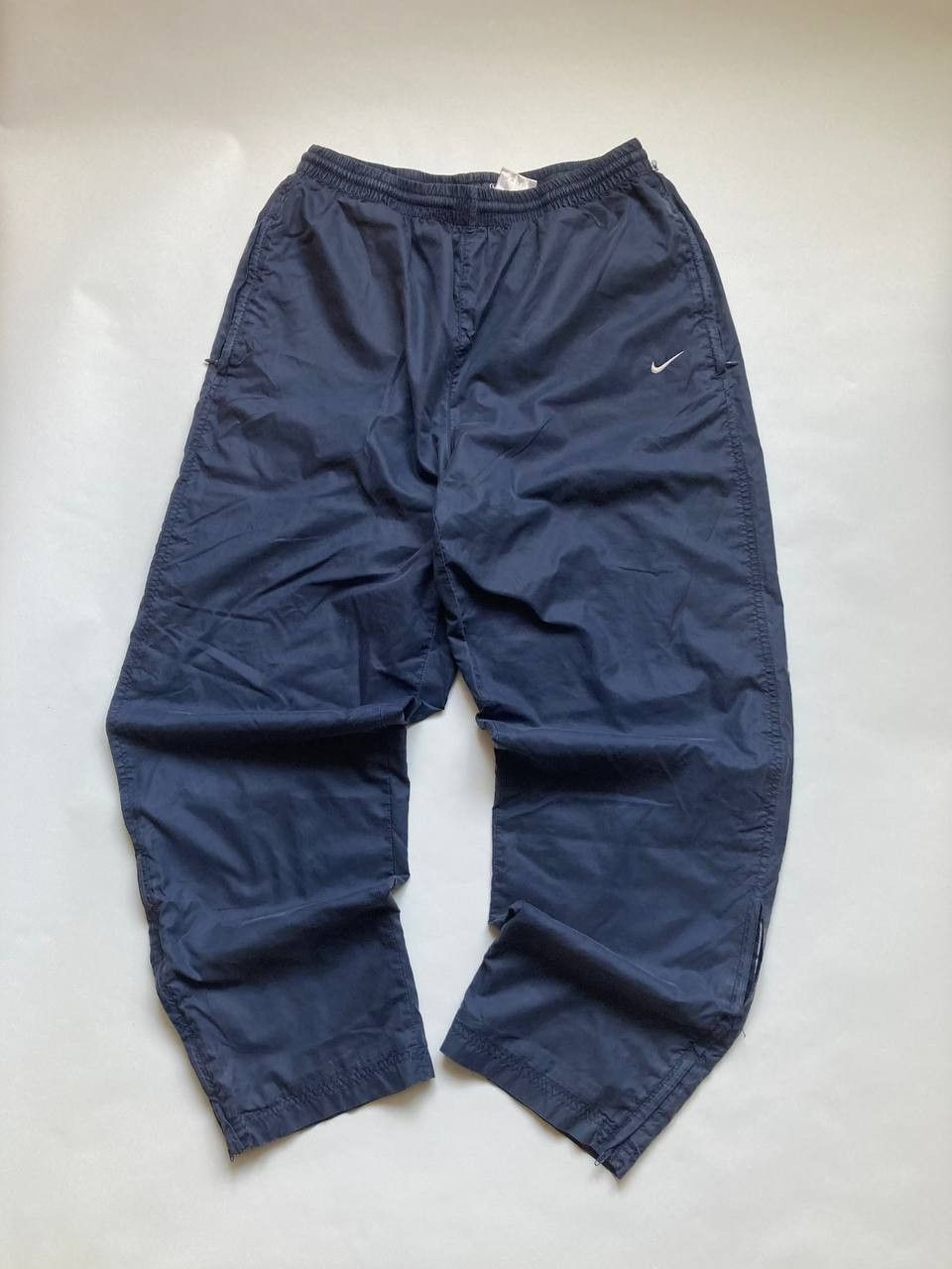 Nike × Vintage Vintage Nike Track Pants Nylon Drill Y2K Style Size US 36 / EU 52 - 1 Thumbnail