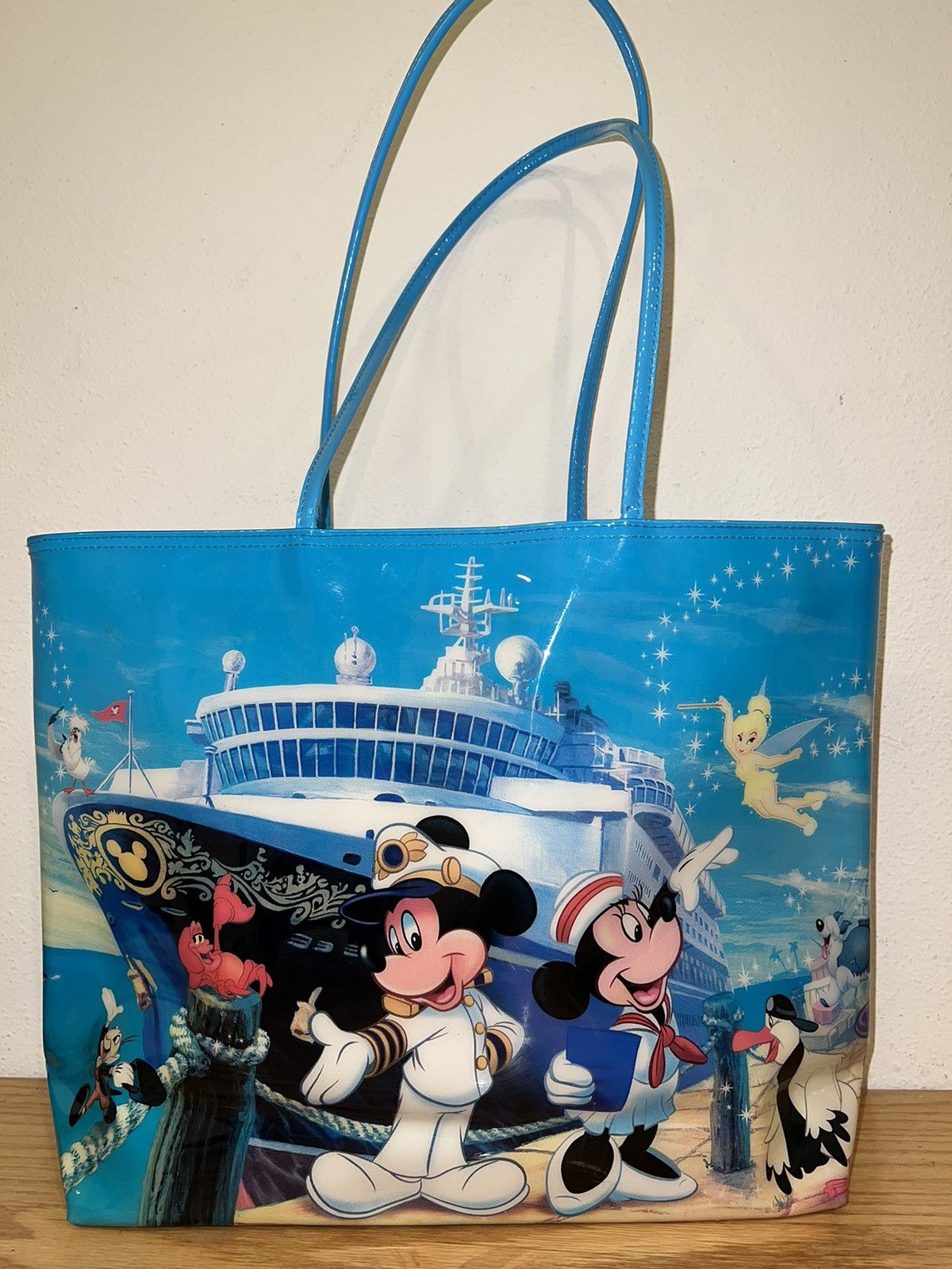 Disney × Vintage Vintage Disney Cruise Line AOP Tote Bag Size ONE SIZE - 2 Thumbnail