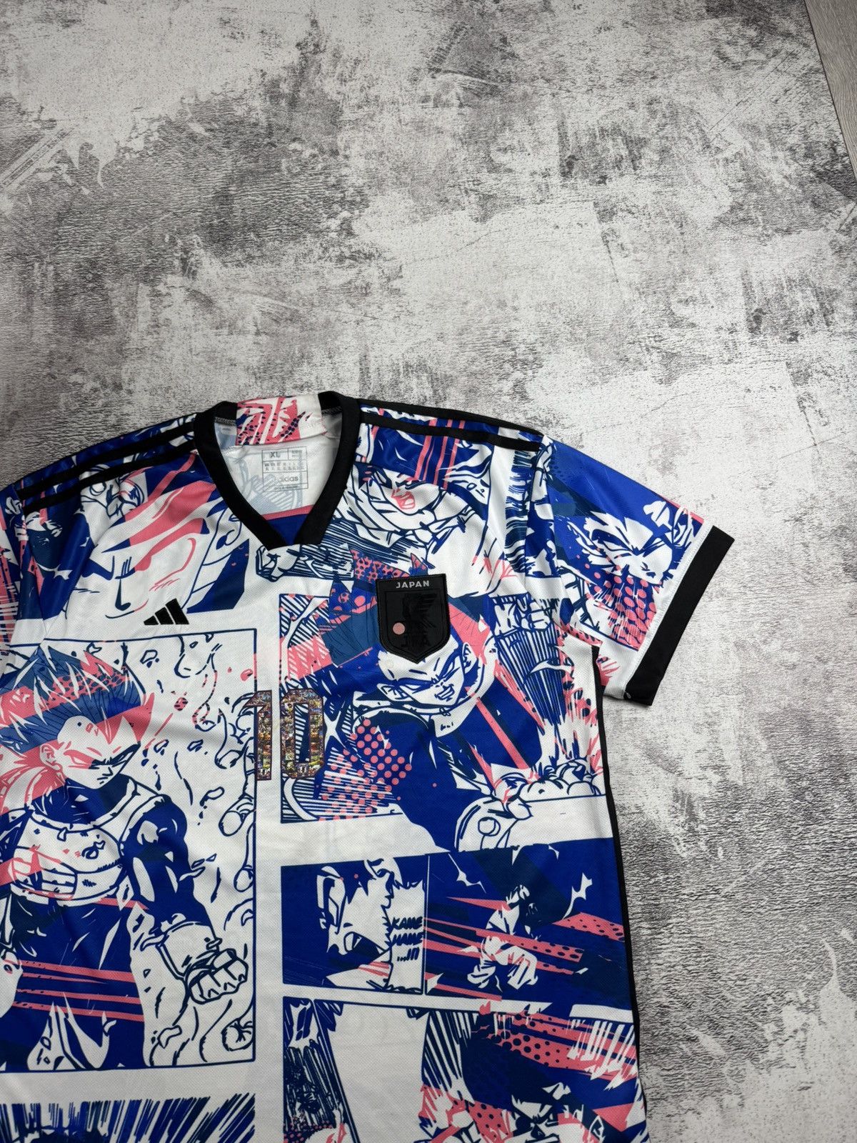 Vintage Japan 2023 #10 Anime Y2K Men’s XL Dragonball Soccer Football T Shirt Jersey Tee Size US XL / EU 56 / 4 - 6 Thumbnail