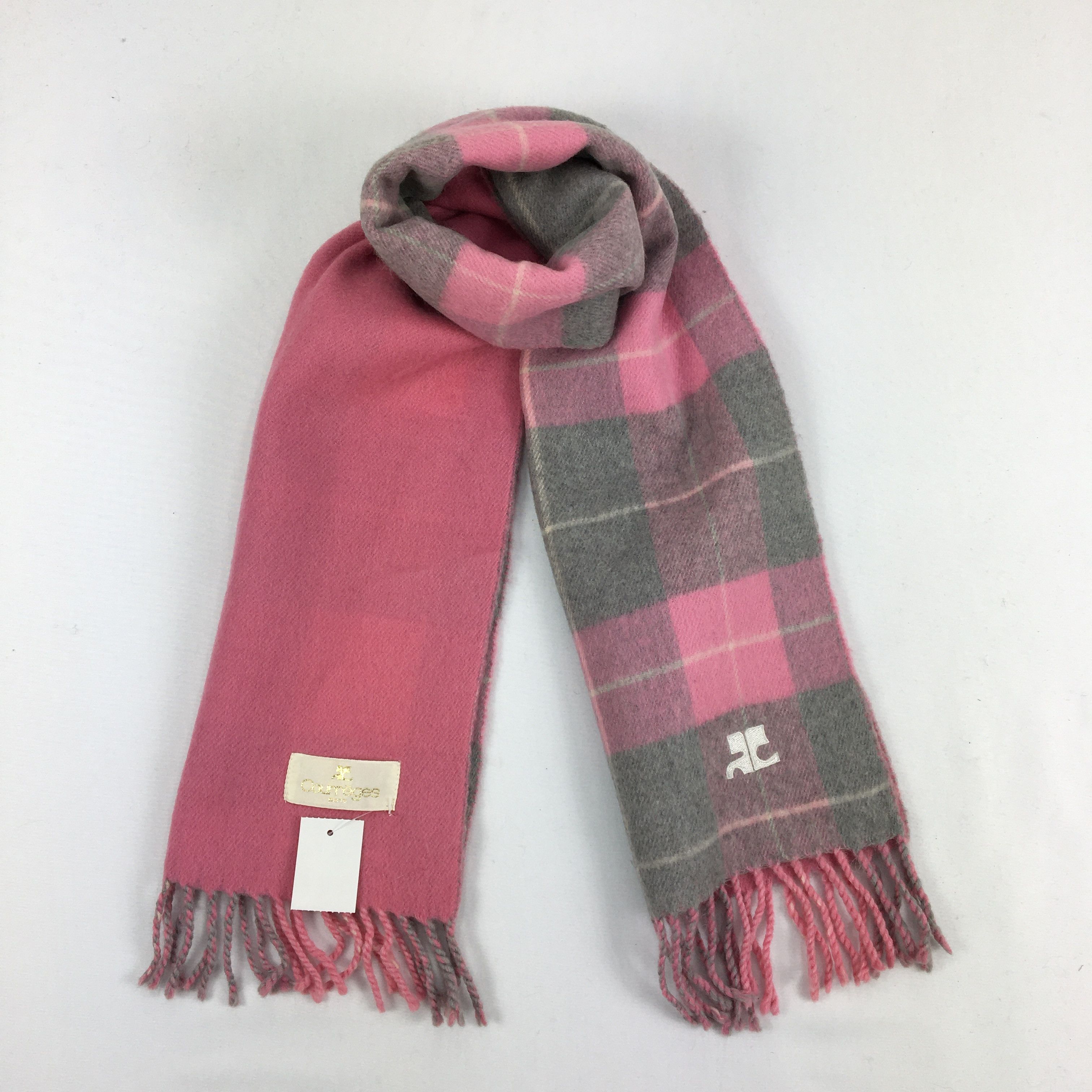 Courreges Vintage Wool Scarf Winter Scarves 56789 Size ONE SIZE - 1 Thumbnail