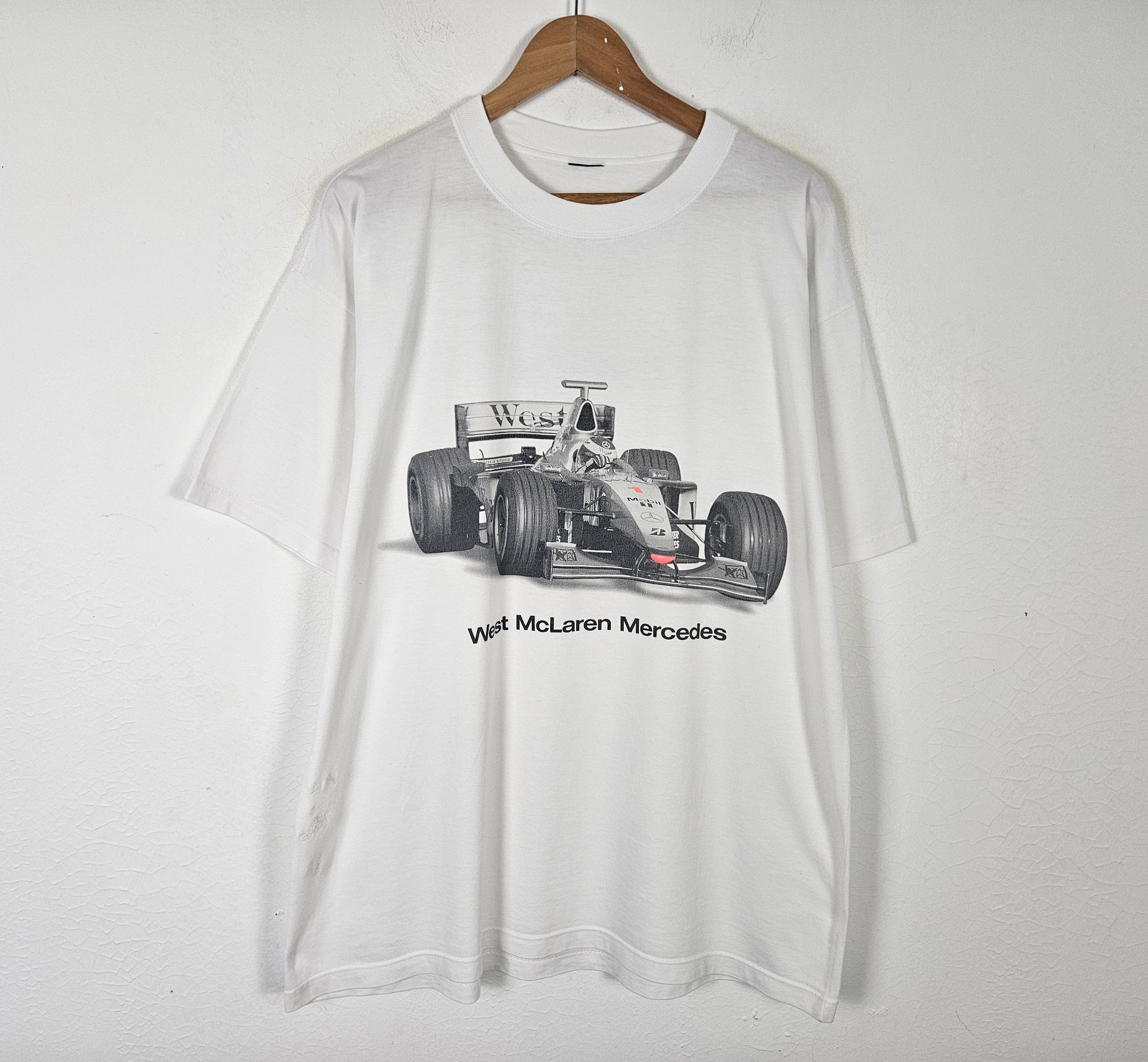 Mercedes-Benz × Vintage Vintage Mercedes Benz West McLaren Powered by Mercedes-Benz Size US XL / EU 56 / 4 - 3 Thumbnail
