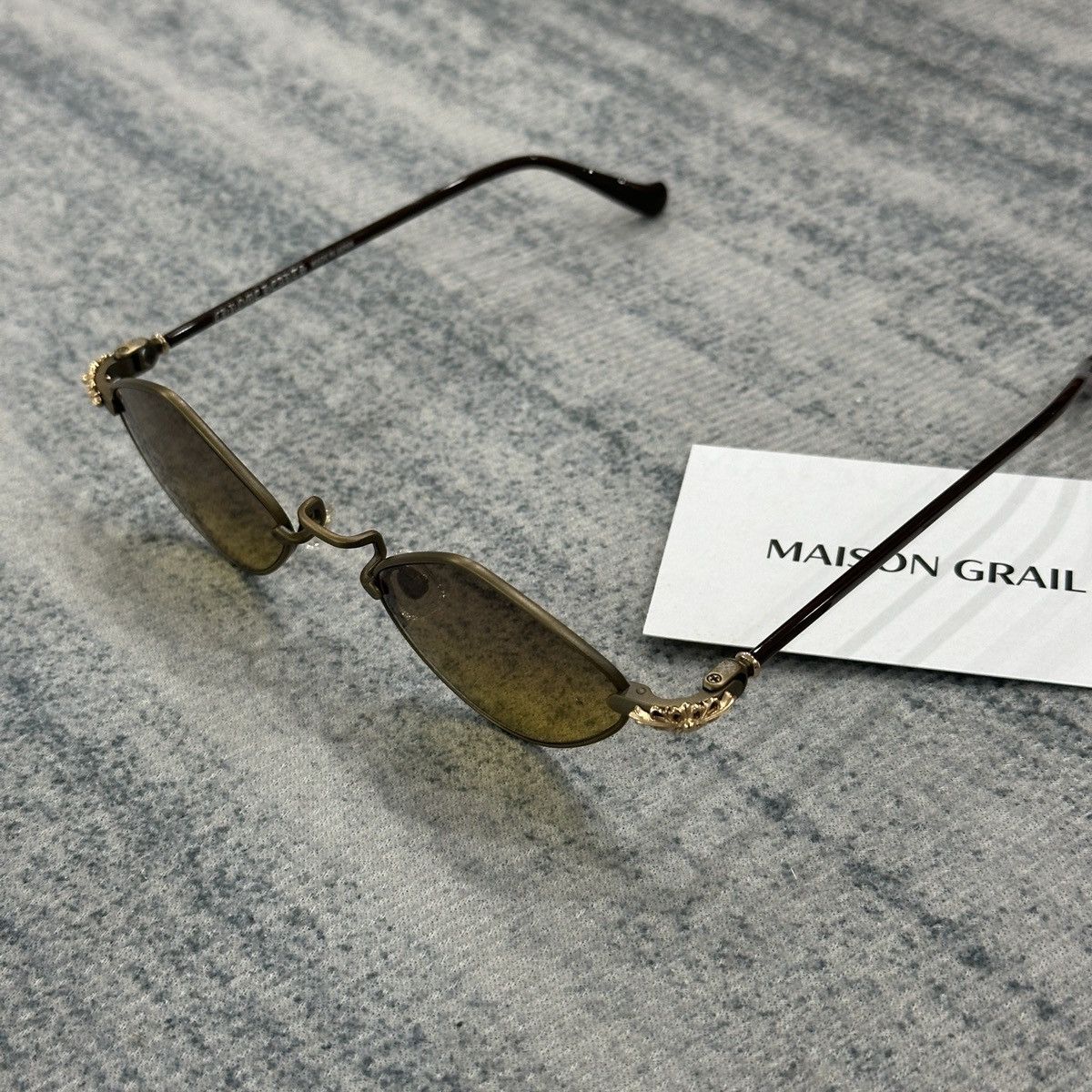 Chrome Hearts CHROME HEARTS DIAMOND DOG SAND - CLASSIC BROWN SUNGLASSES Size ONE SIZE - 2 Thumbnail