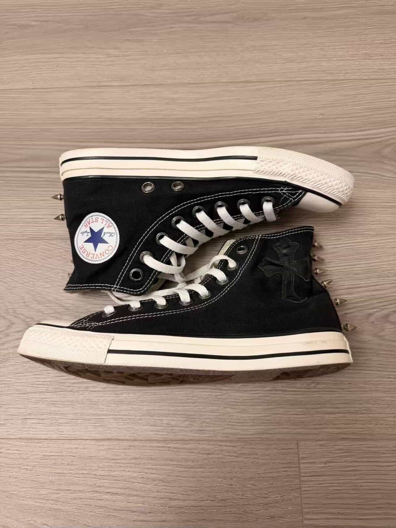 Chrome Hearts Chrome Hearts Spike + Patch Converse Size US 8 / EU 41 - 3 Thumbnail