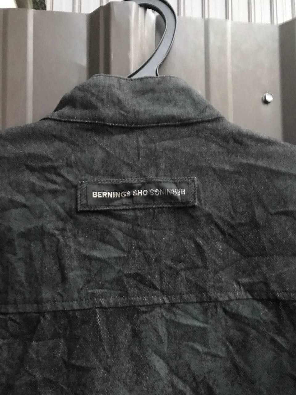 14th Addiction × If Six Was Nine × Japanese Brand Vintage Bernings Sho Waxed Black Denim Jacket Size US M / EU 48-50 / 2 - 4 Thumbnail