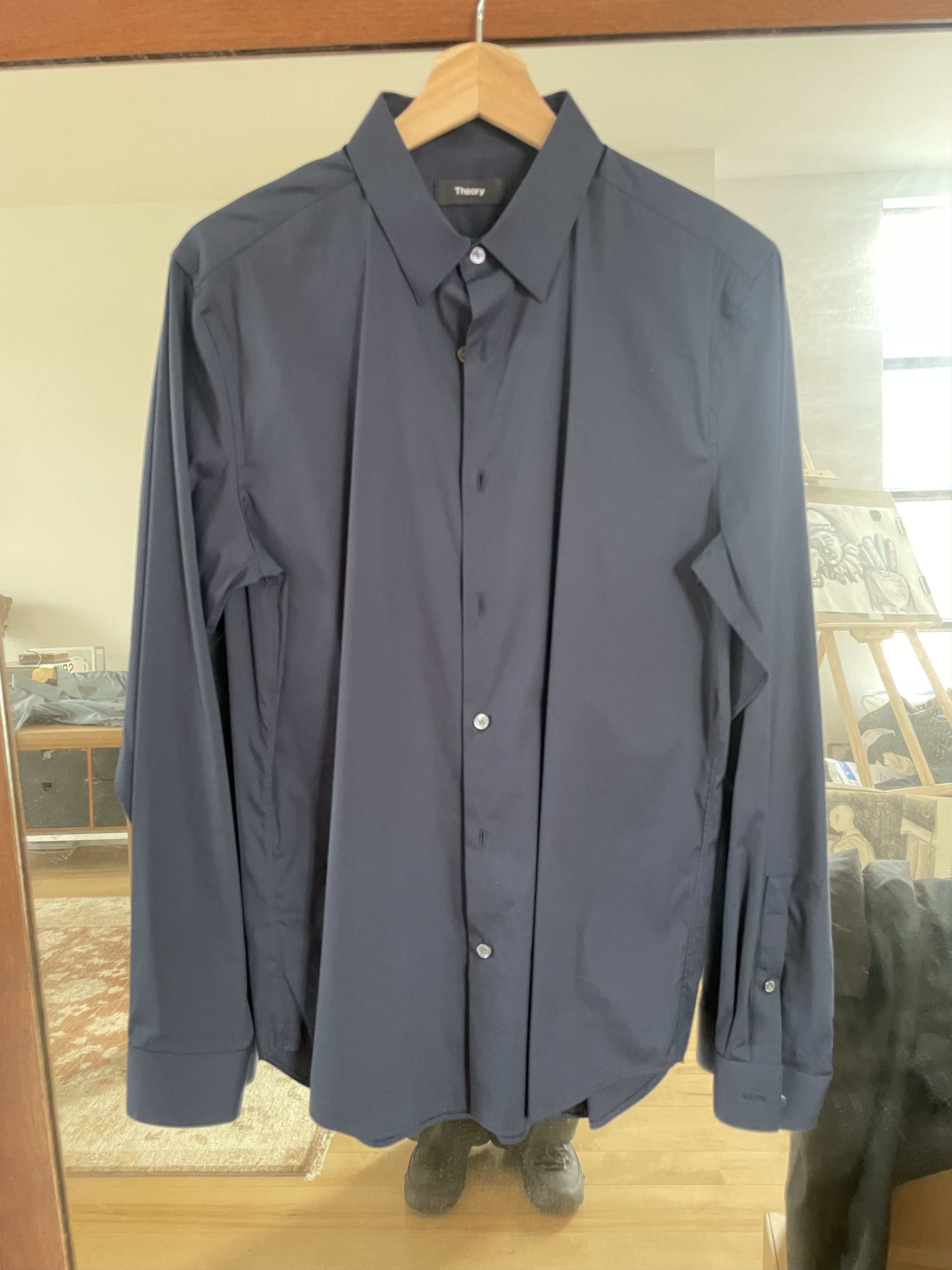 Theory Theory - Sylvain shirt - Color: Eclipse - Size: S Size US S / EU 44-46 / 1 - 1 Thumbnail